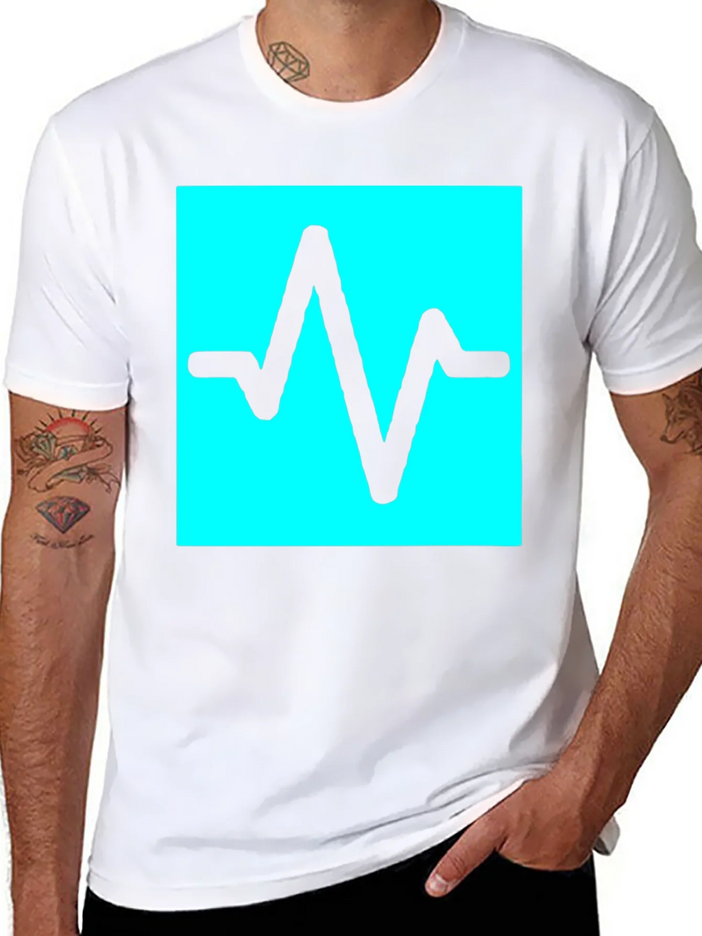 Pulse Wave T-Shirt - Black Graphic Tee product image 10