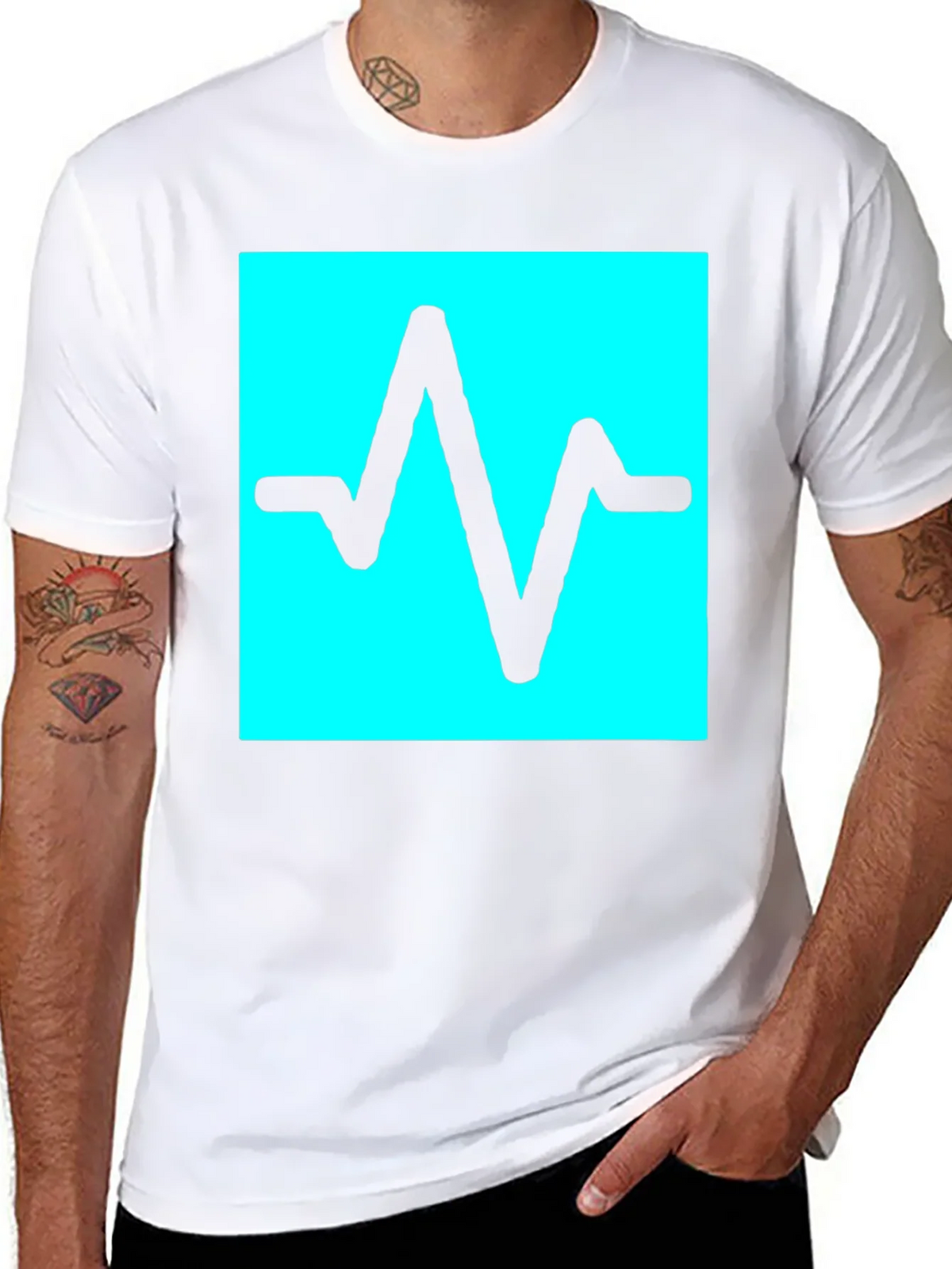 Pulse Wave T-Shirt - Black Graphic Tee product image 10