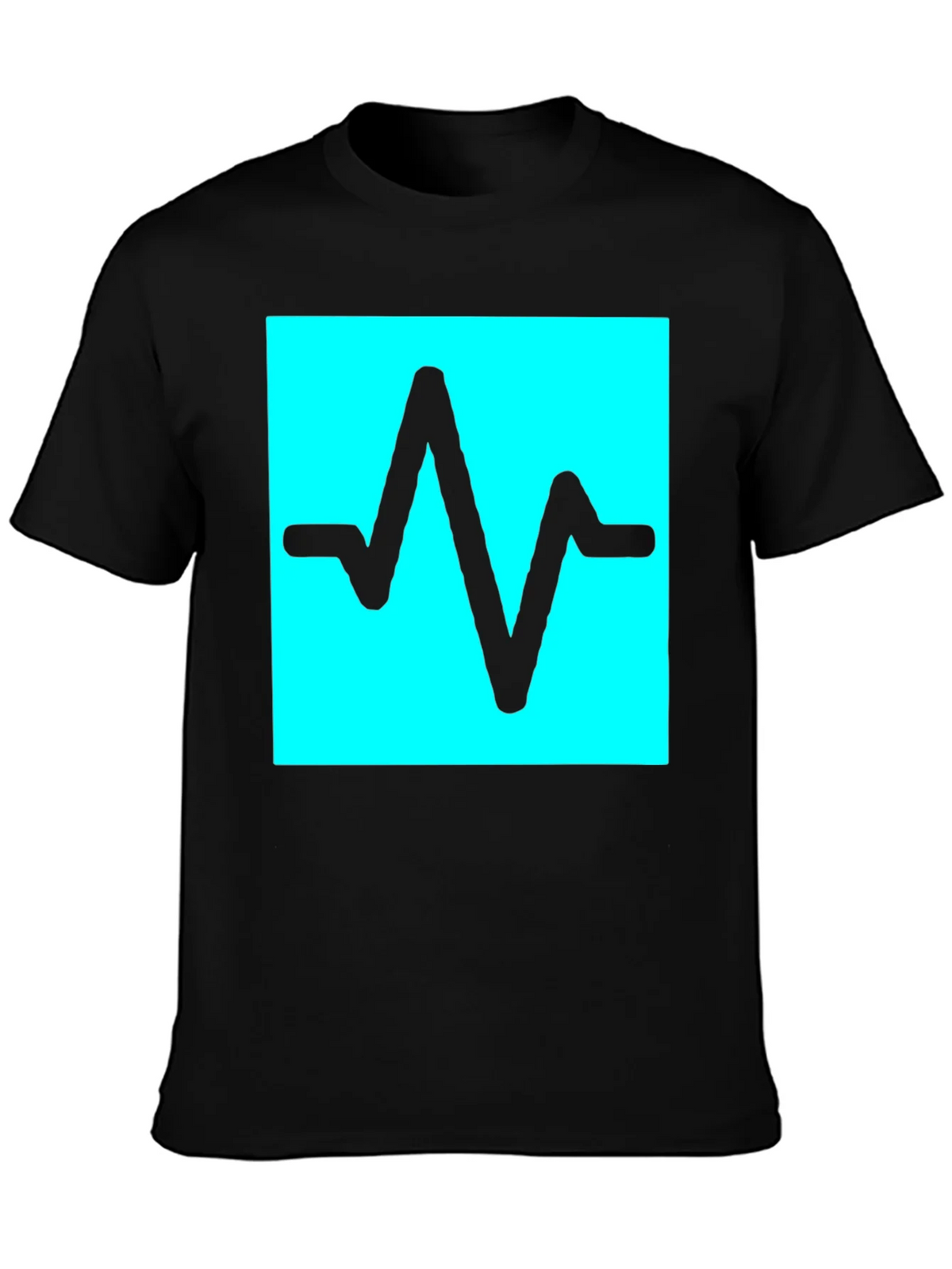 Pulse Wave T-Shirt - Black Graphic Tee product image 6