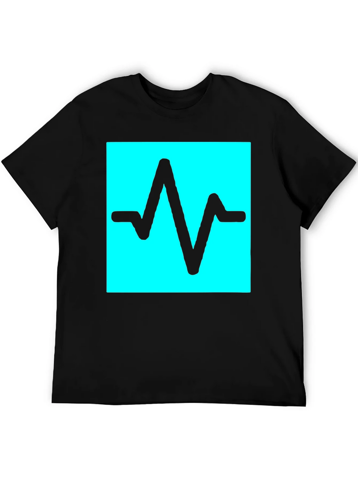 Pulse Wave T-Shirt - Black Graphic Tee product image 8