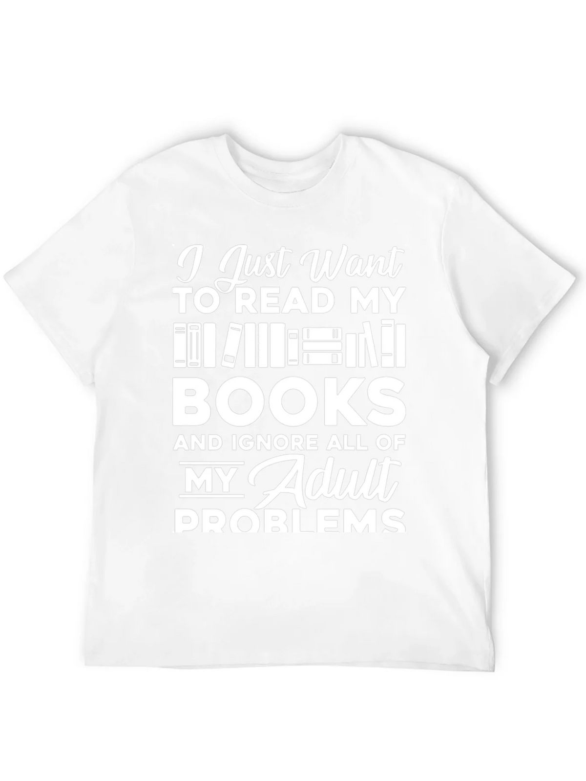 Book Lover T-Shirt - Read Books Ignore Problems! product image 3