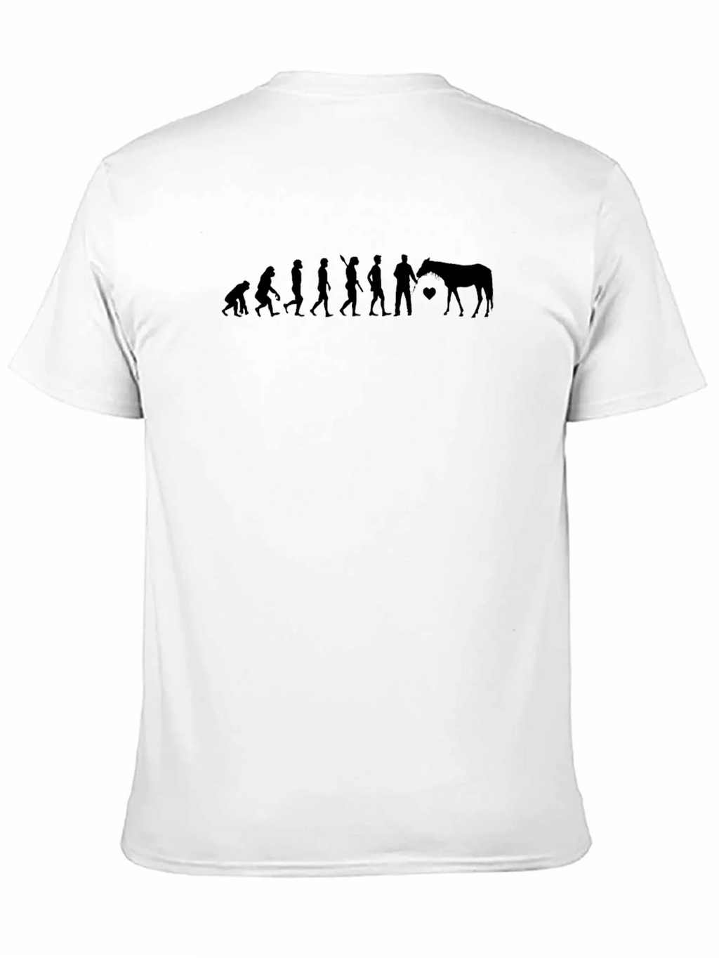 Evolution of Horse Lover T-Shirt - Black product image 2