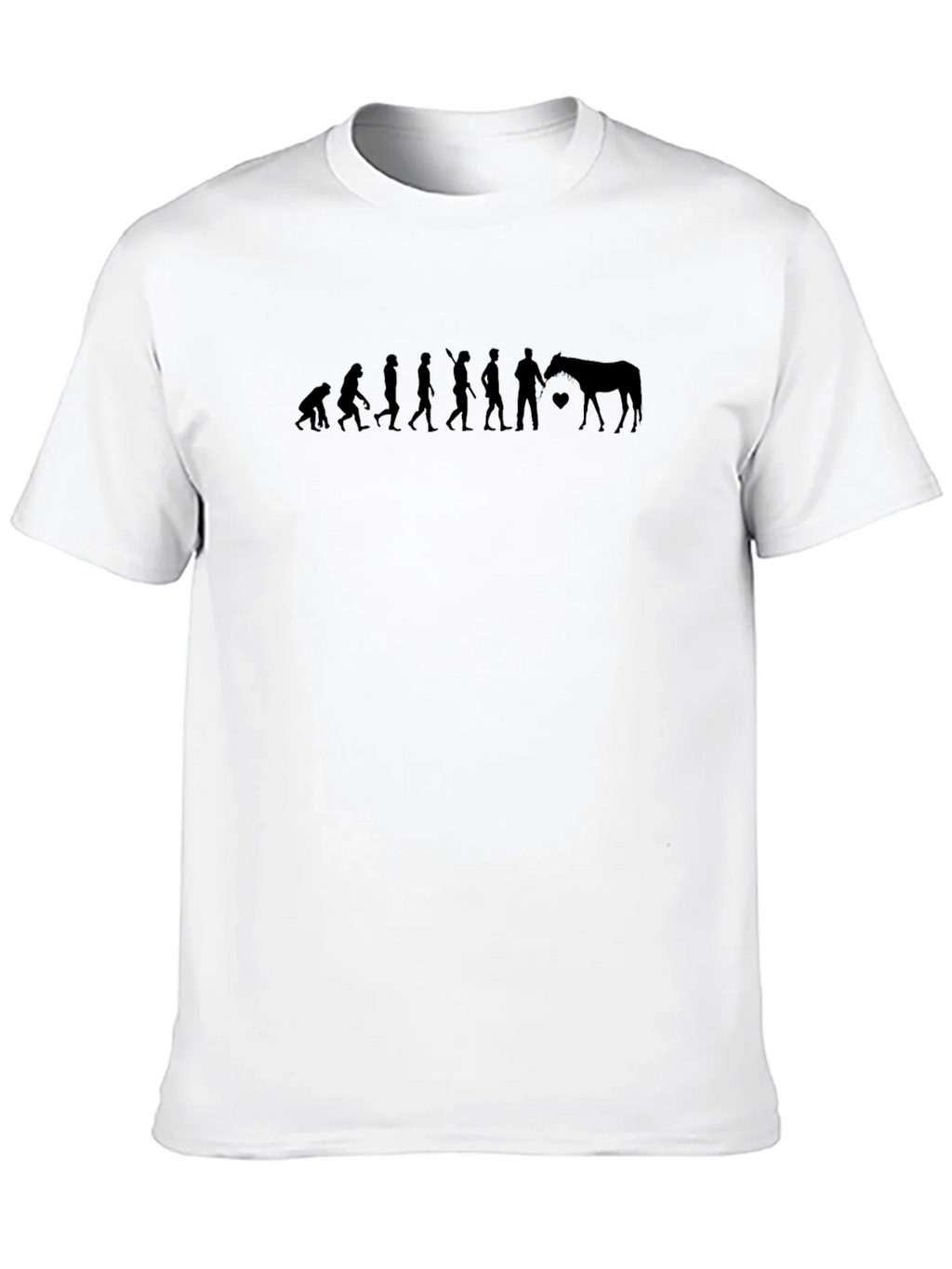 Evolution of Horse Lover T-Shirt - Black product image 12
