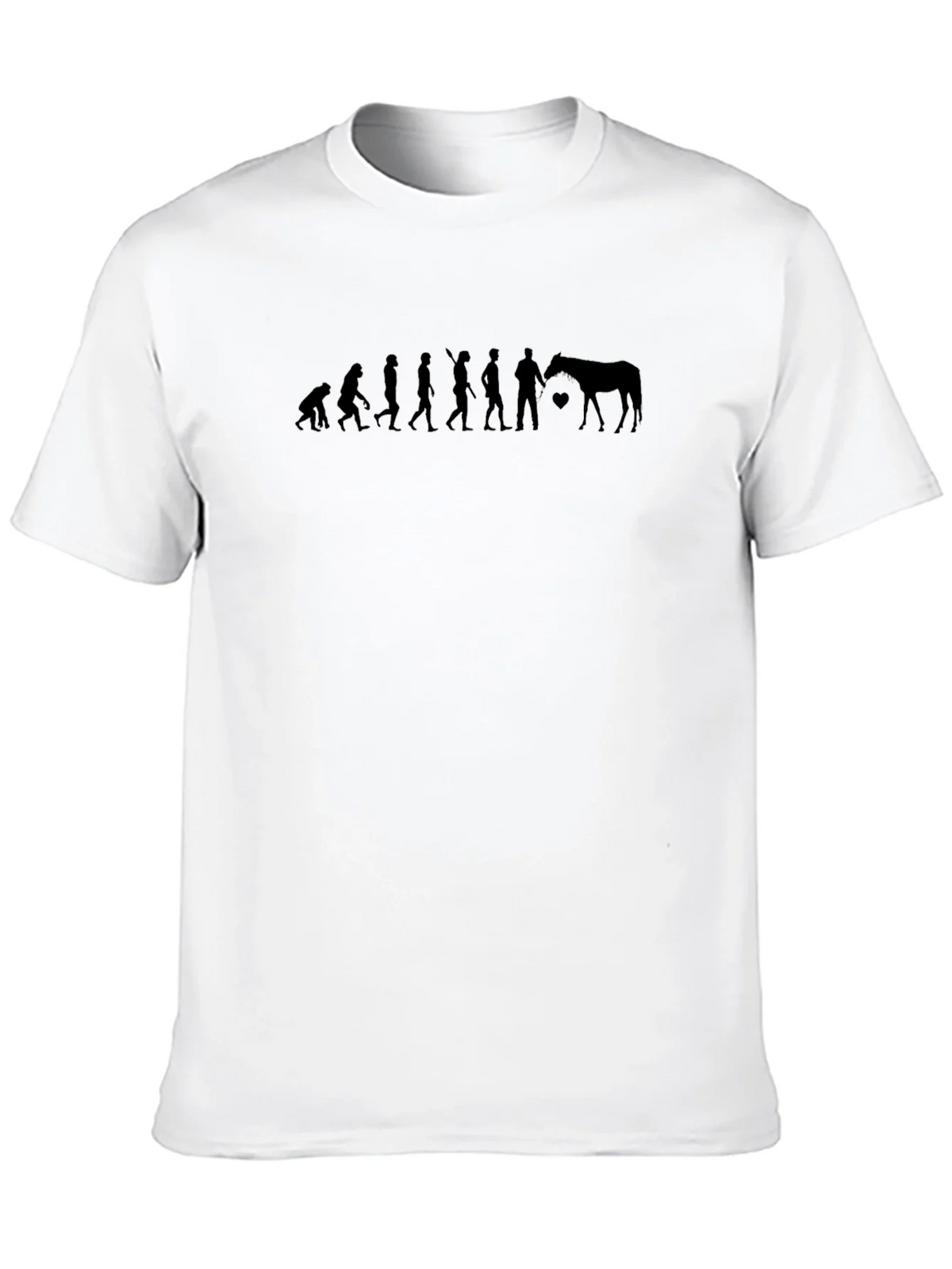 Evolution of Horse Lover T-Shirt - Black product image 12
