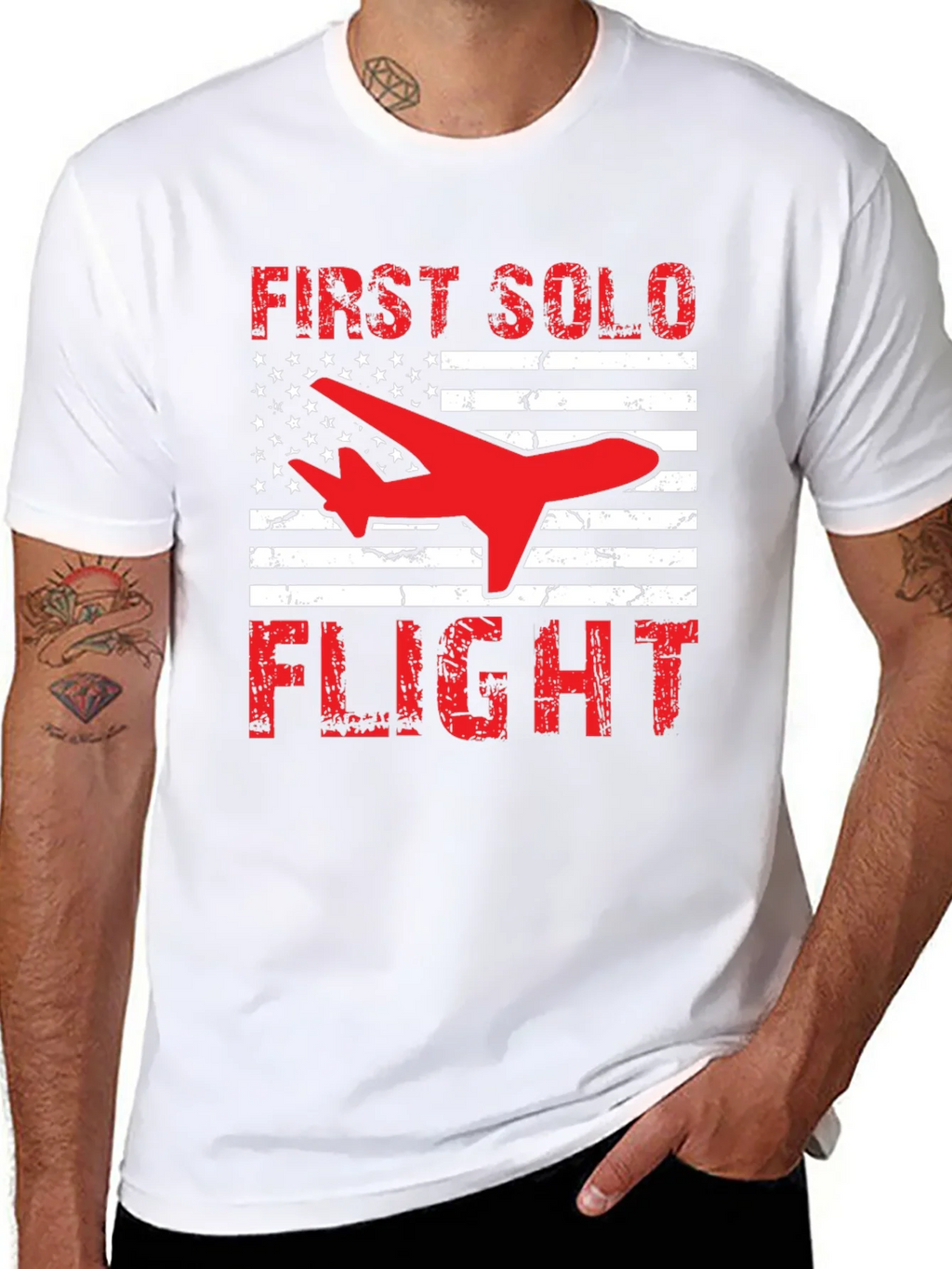 First Solo Flight Patriotic T-Shirt product image 10