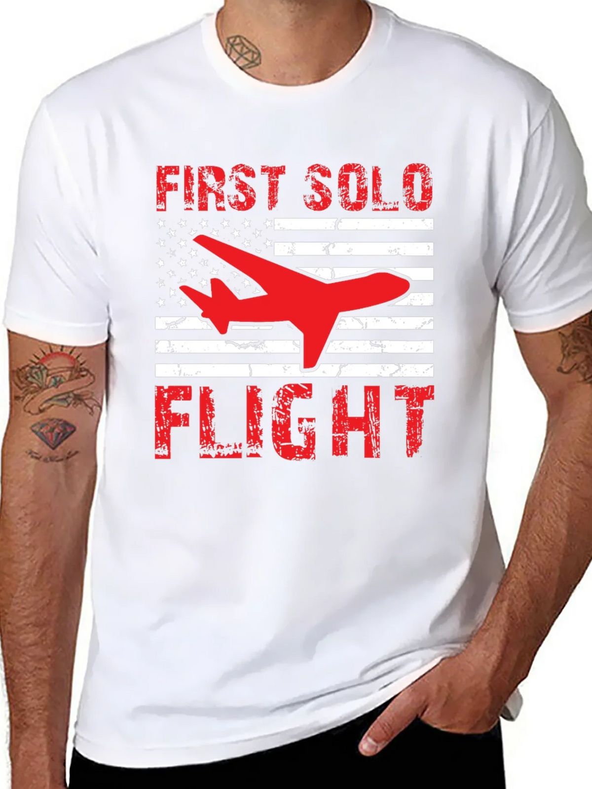 First Solo Flight Patriotic T-Shirt product image 10