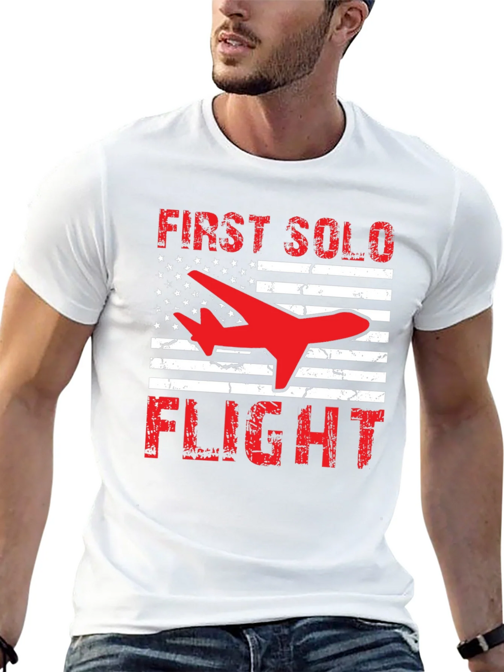 First Solo Flight Patriotic T-Shirt product image 4