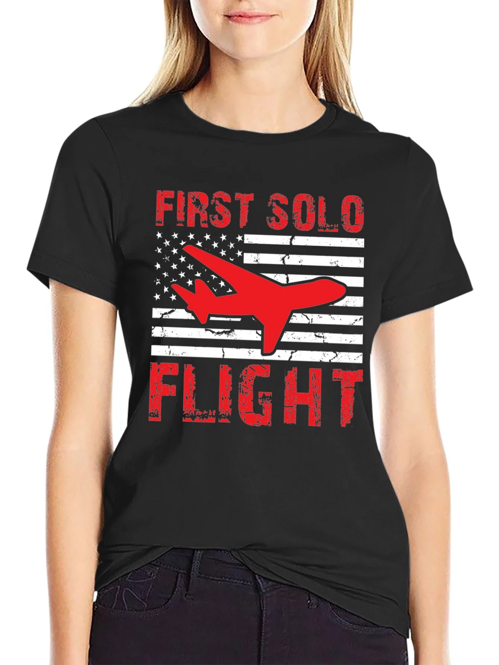 First Solo Flight Patriotic T-Shirt product image 5