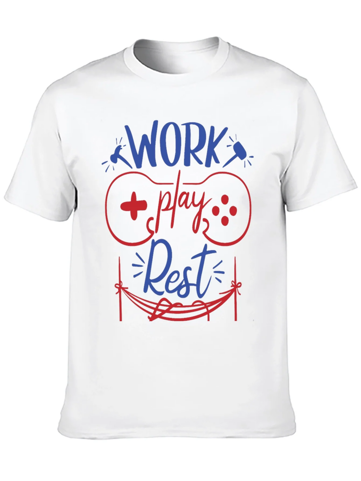 Work Play Rest Gamer Graphic T-Shirt product image 12