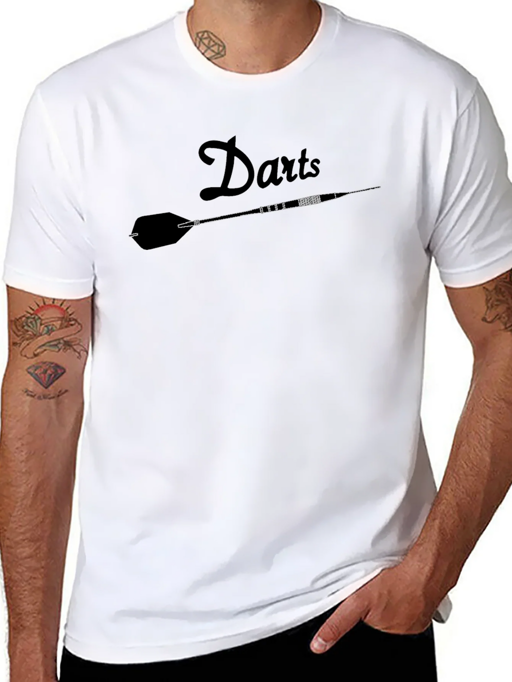 Darts Graphic T-Shirt - Casual Cotton Tee product image 10