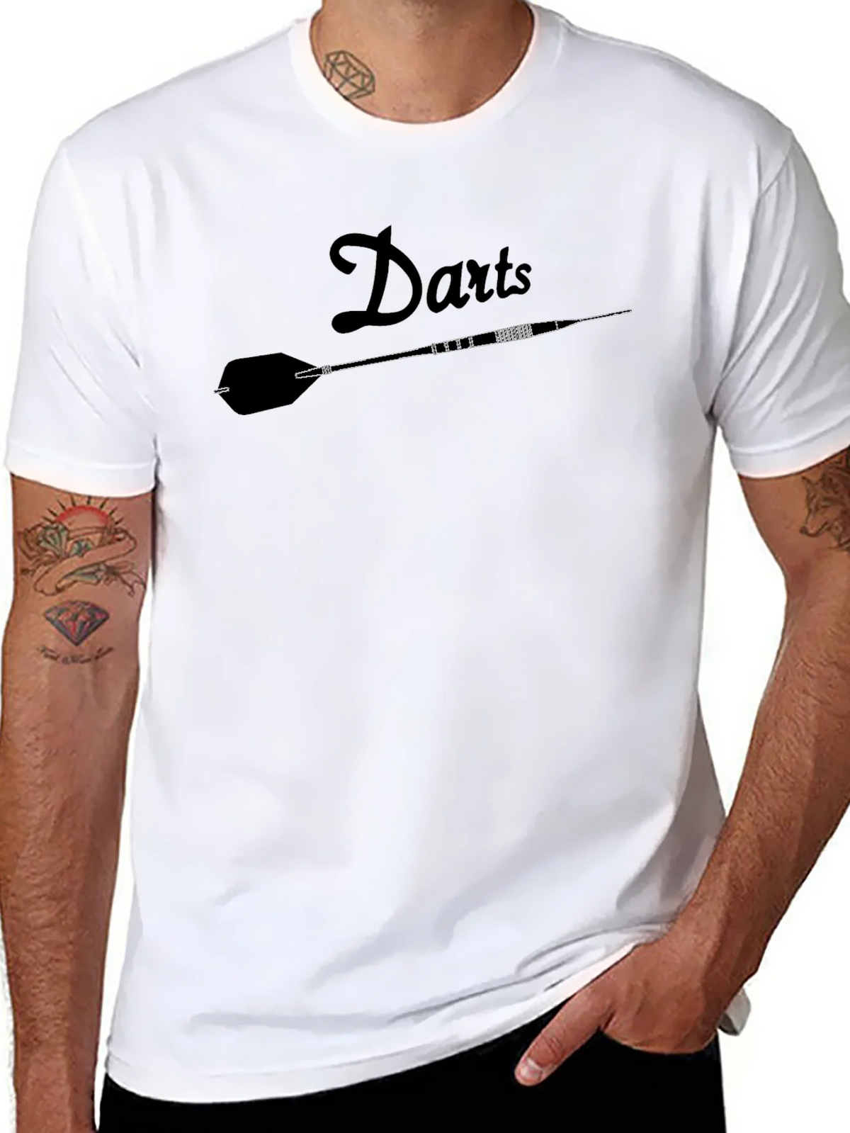 Darts Graphic T-Shirt - Casual Cotton Tee product image 10