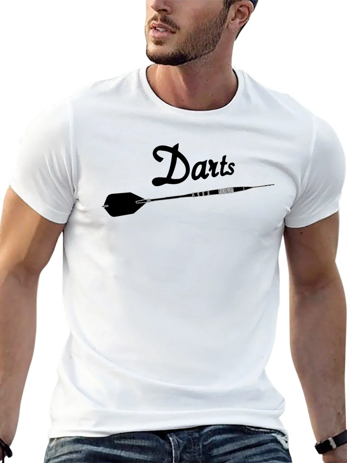 Darts Graphic T-Shirt - Casual Cotton Tee product image 4