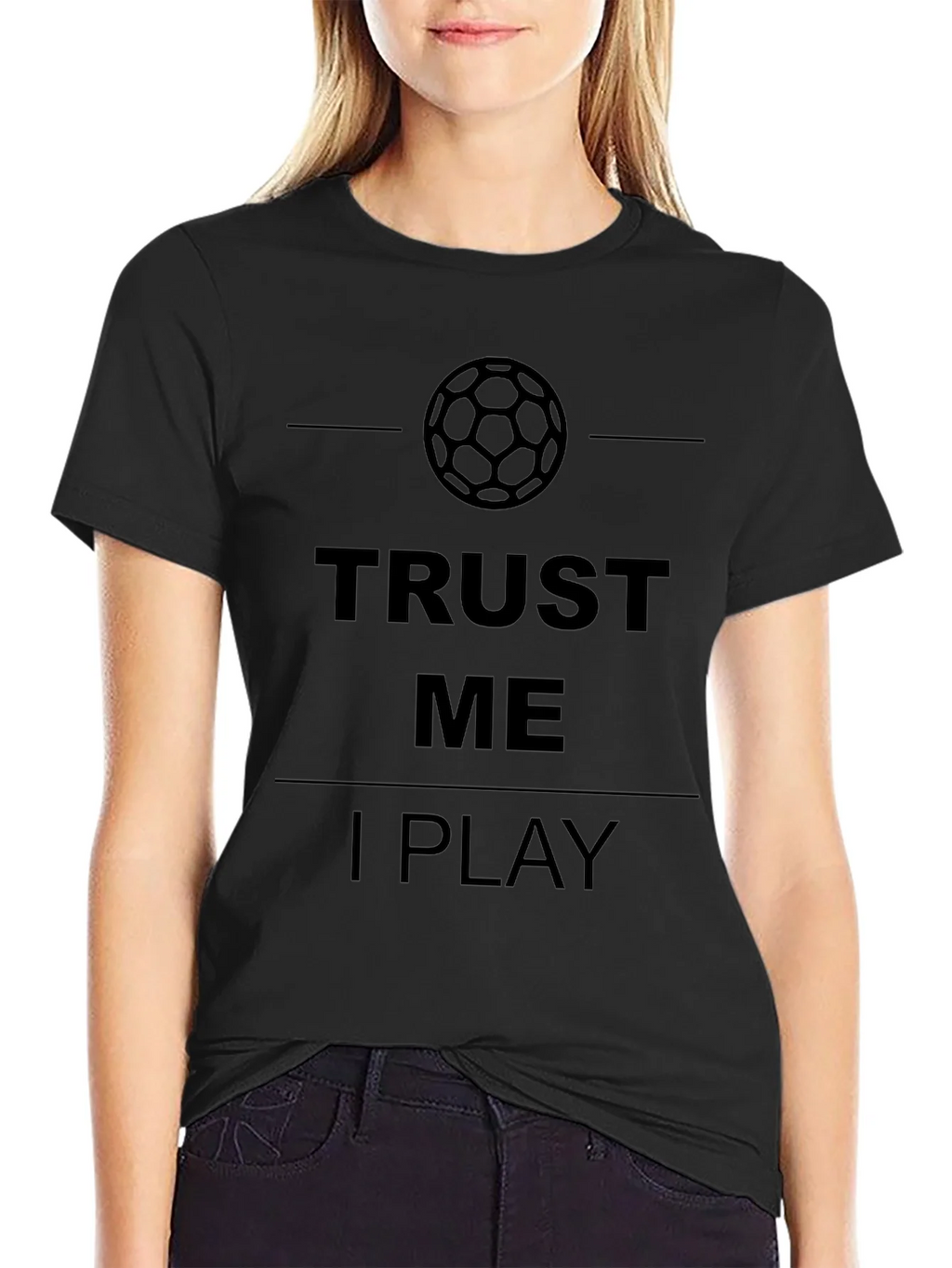 Trust Me I Play Soccer Graphic T-Shirt - Mens Black Tee product image 5