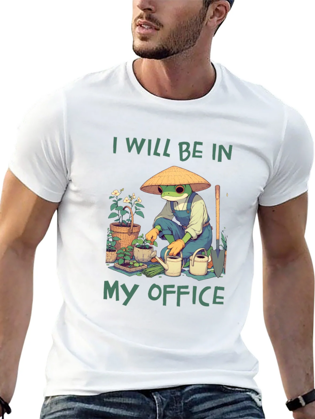 Gardener Frog T-Shirt - My Office product image 4