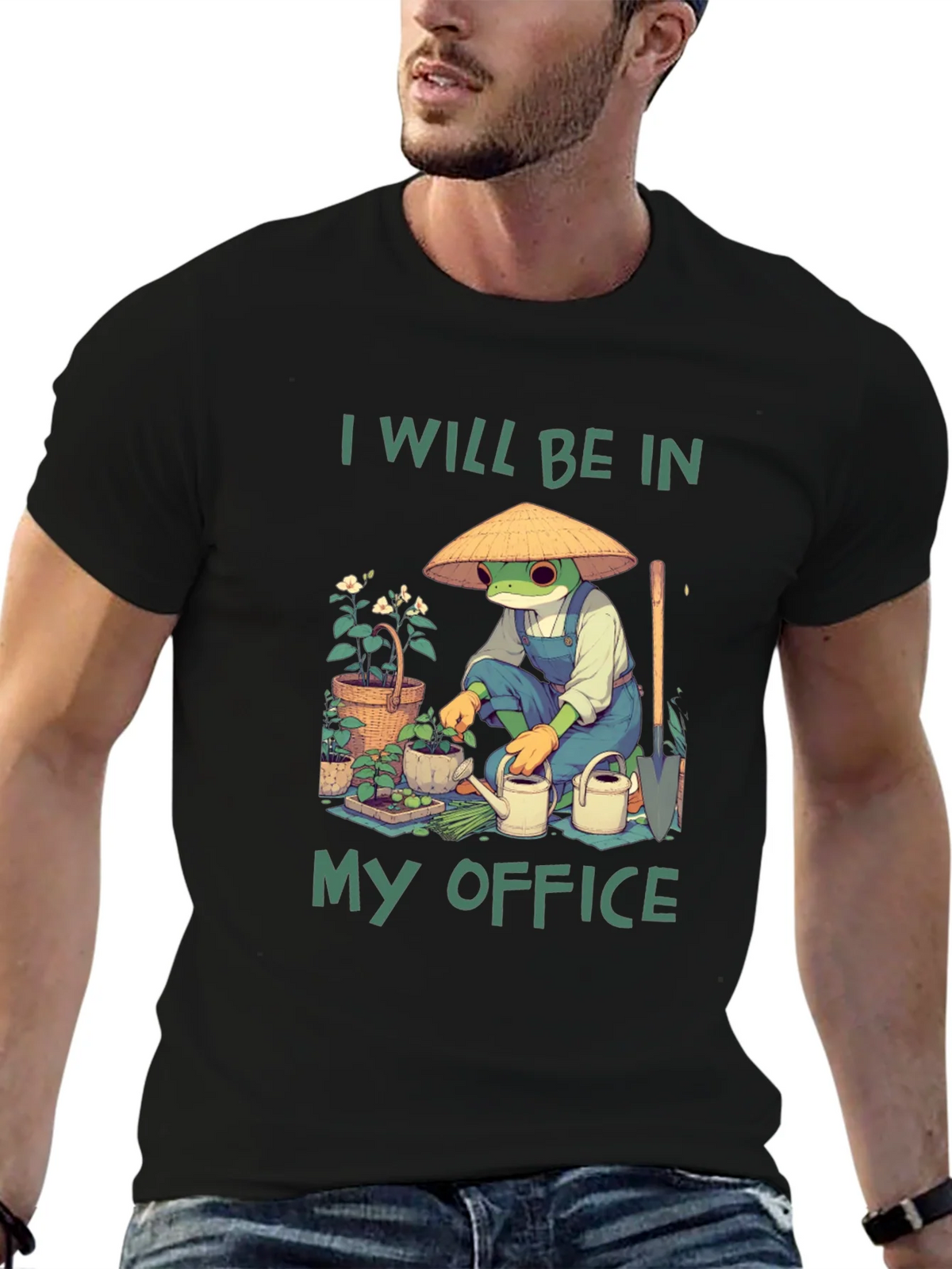 Gardener Frog T-Shirt - My Office product image 9