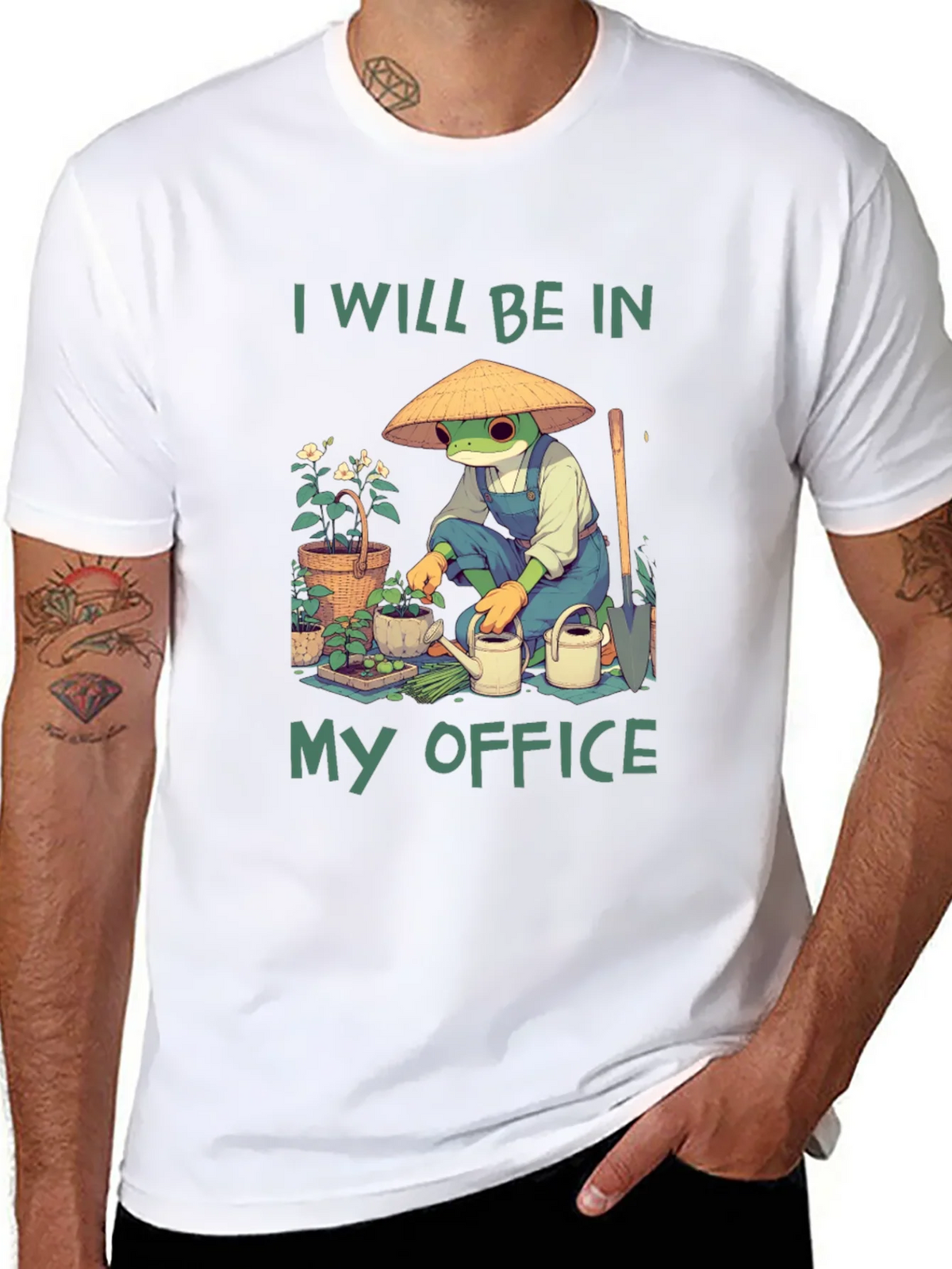 Gardener Frog T-Shirt - My Office product image 10