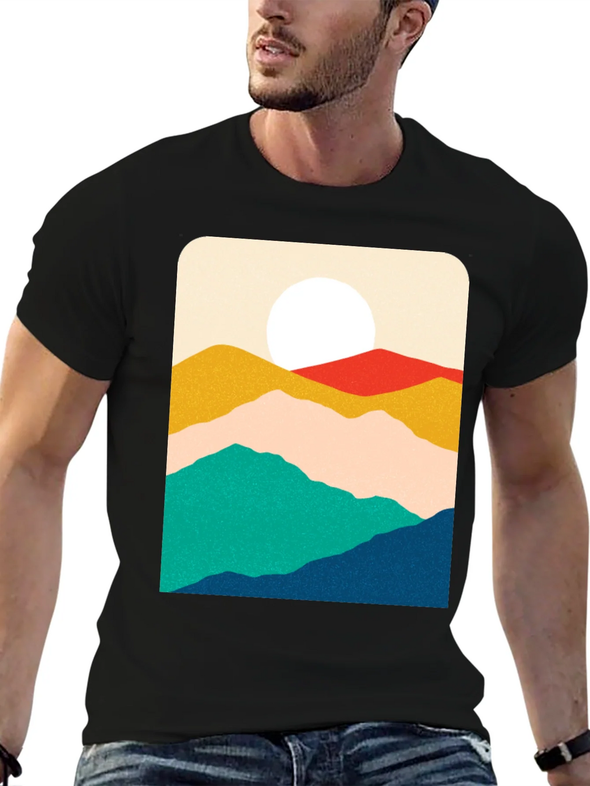 Mountain Graphic Print T-Shirt - Relaxed Fit product image 9