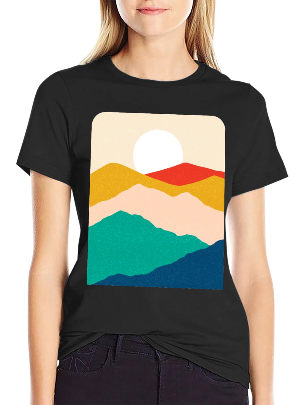 Mountain Graphic Print T-Shirt - Relaxed Fit product image 5