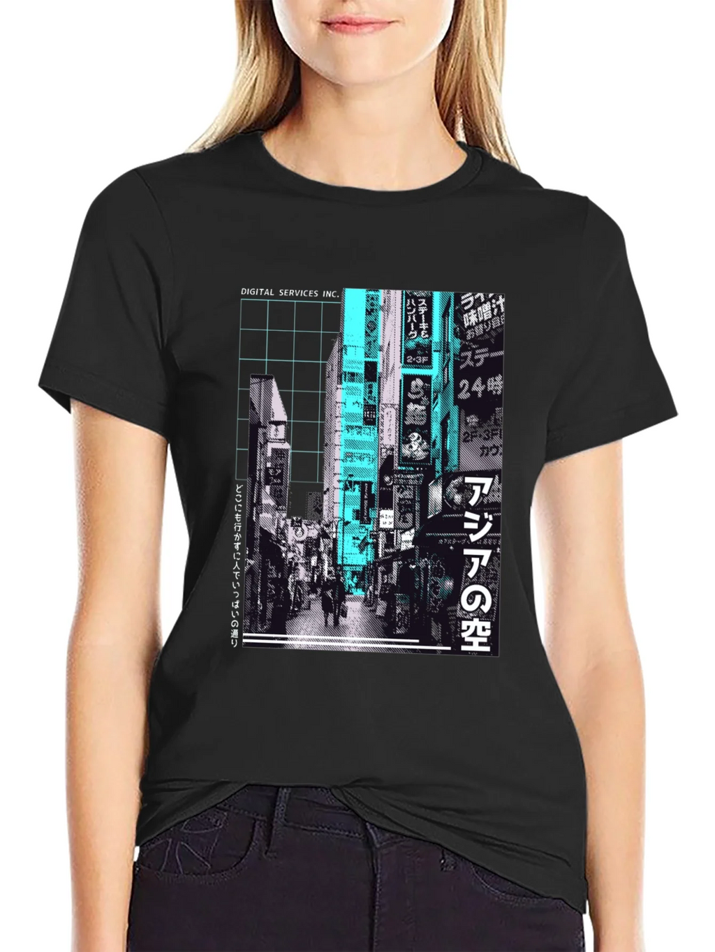 Urban Streetwear T-Shirt - Tokyo Cityscape Graphic Tee product image 5