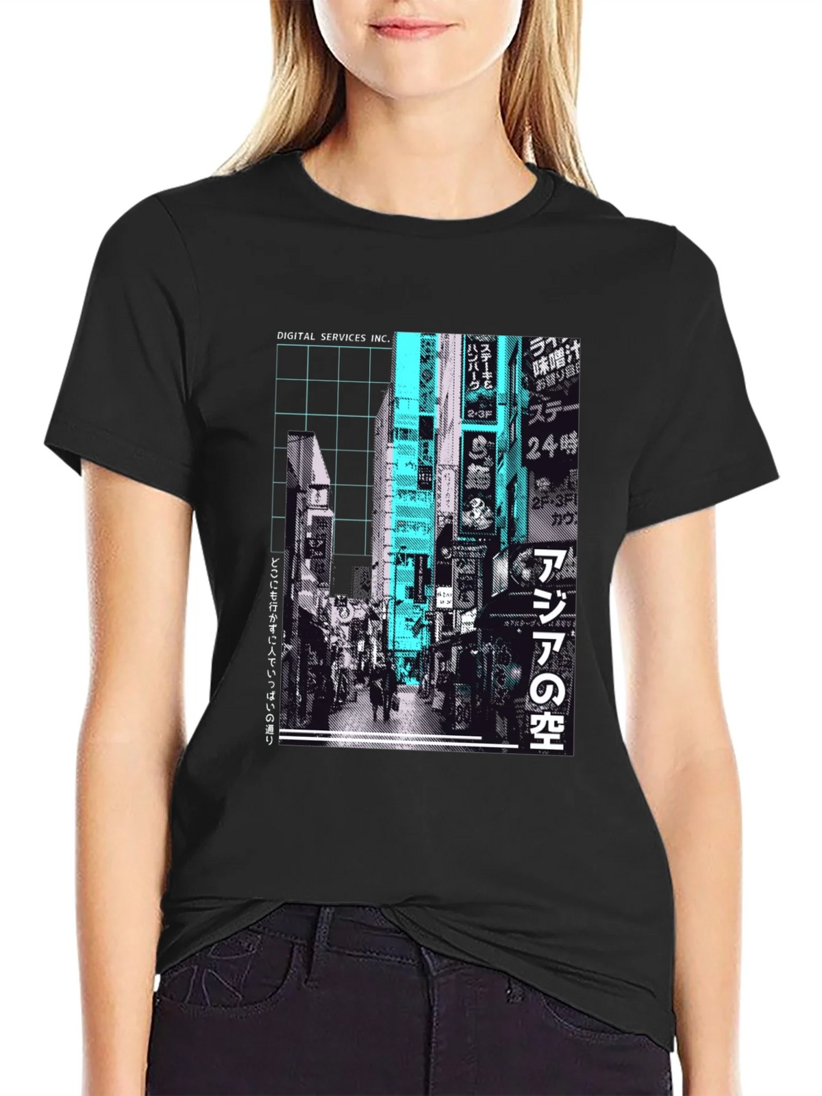 Urban Streetwear T-Shirt - Tokyo Cityscape Graphic Tee product image 5