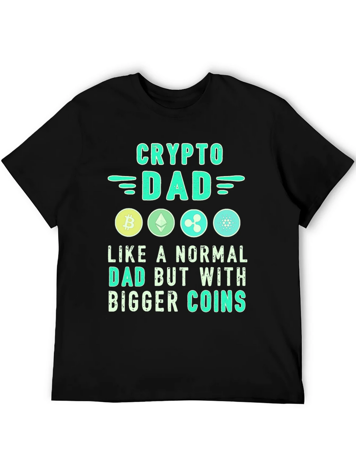 Crypto Dad T-Shirt - Bitcoin Ethereum XRP product image 8
