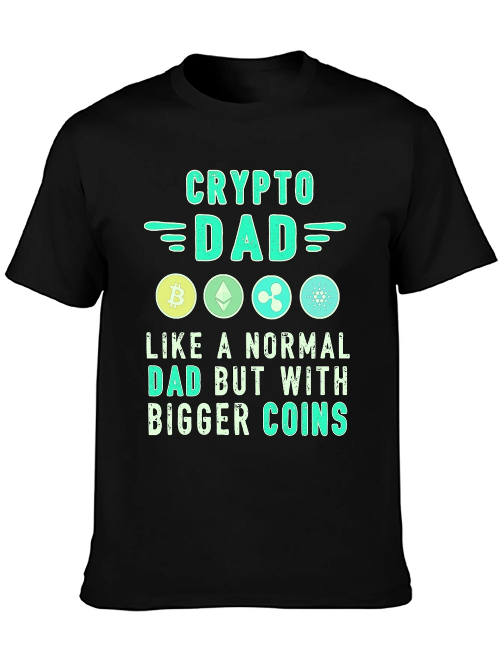 Crypto Dad T-Shirt - Bitcoin Ethereum XRP product image 6