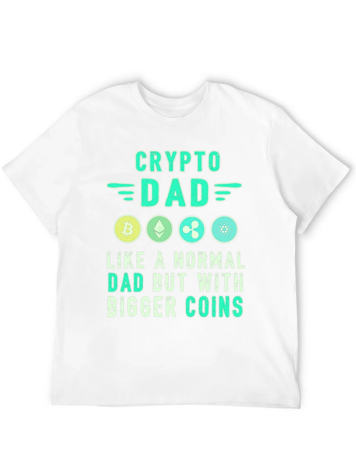 Crypto Dad T-Shirt - Bitcoin Ethereum XRP product image 3