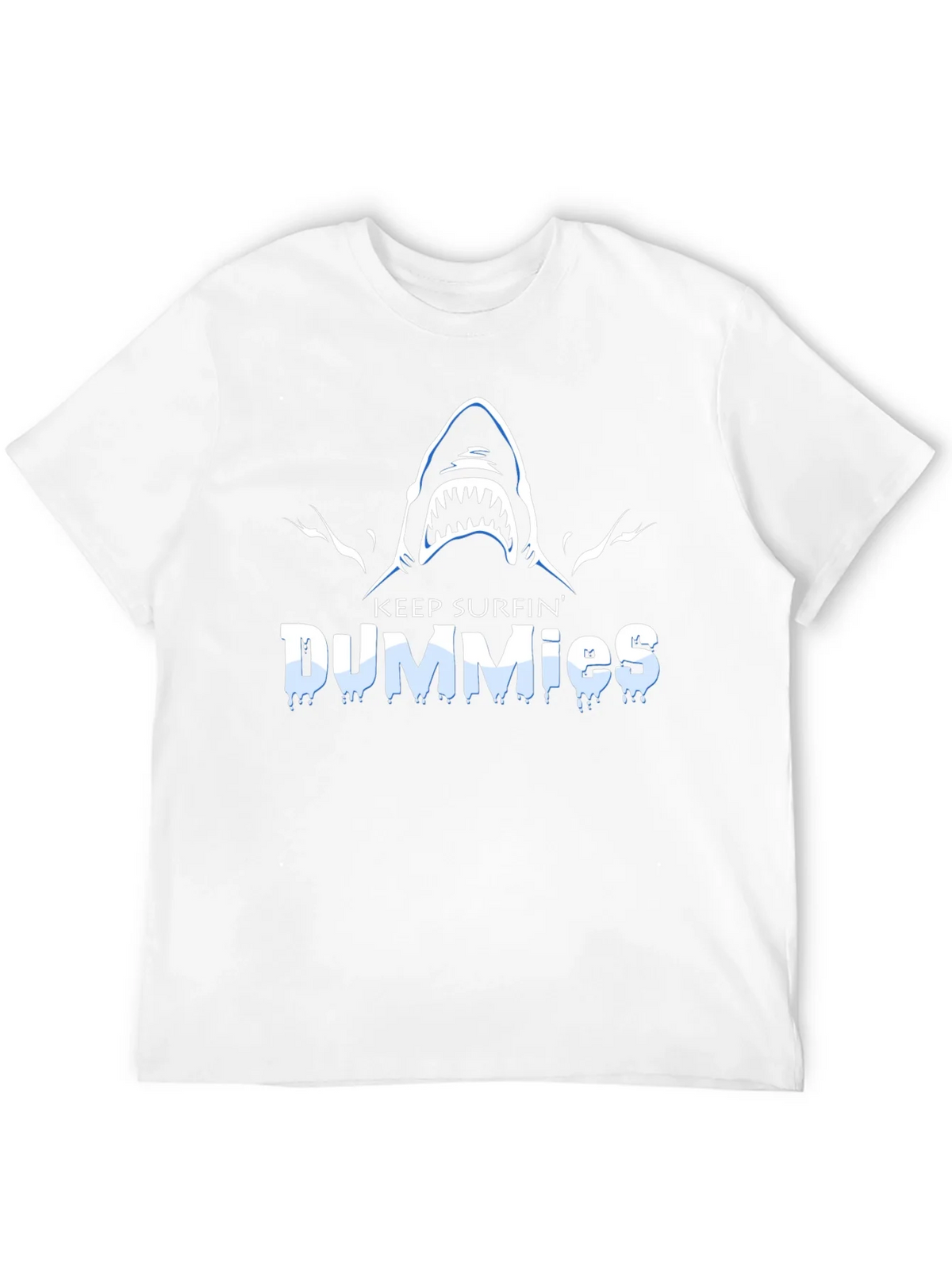 Keep Surfin Dummies Shark Graphic T-Shirt product image 3