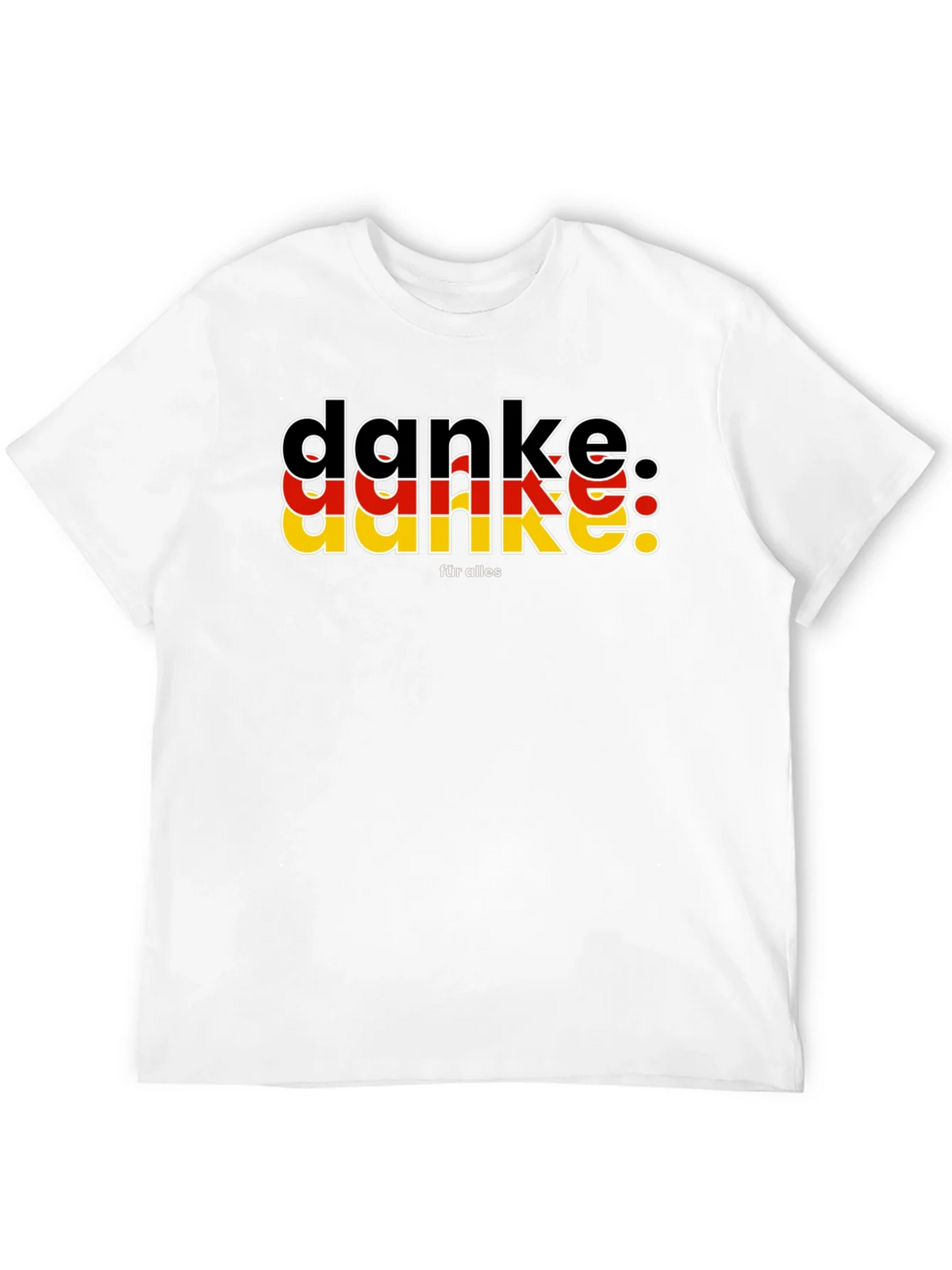 Danke T-Shirt - German Flag Colors product image 3