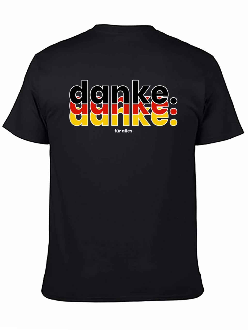 Danke T-Shirt - German Flag Colors product image 7