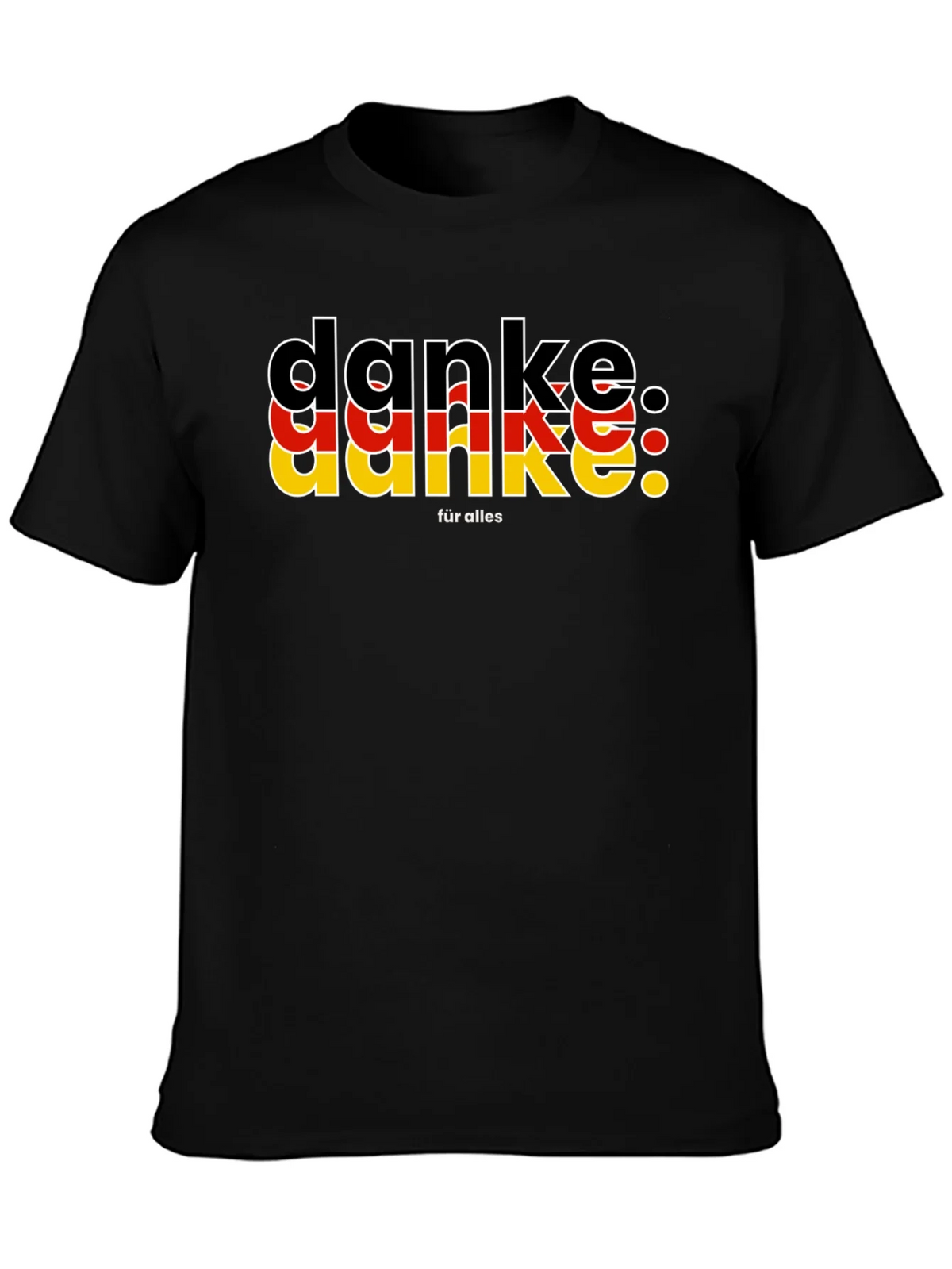 Danke T-Shirt - German Flag Colors product image 6