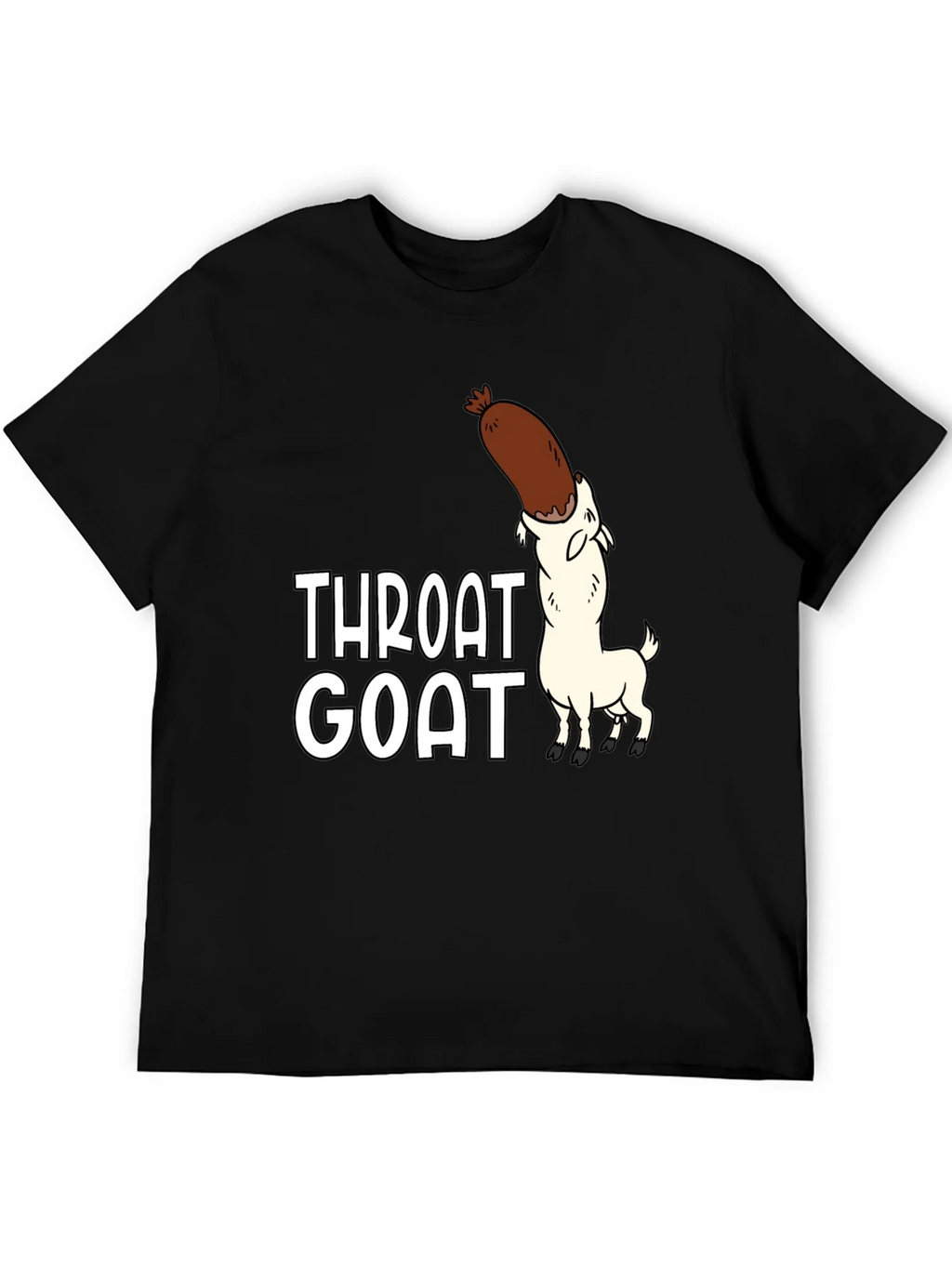 Throat Goat Graphic Tee - Black Unisex Shirt product image 8