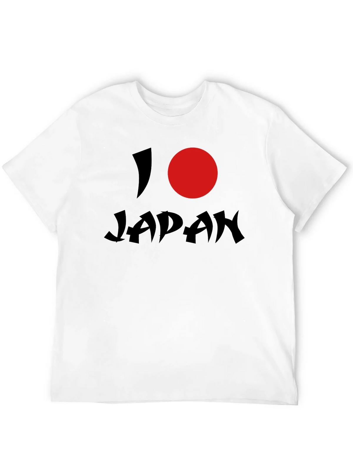 I Heart Japan Graphic Tee - Black Short Sleeve Shirt product image 3