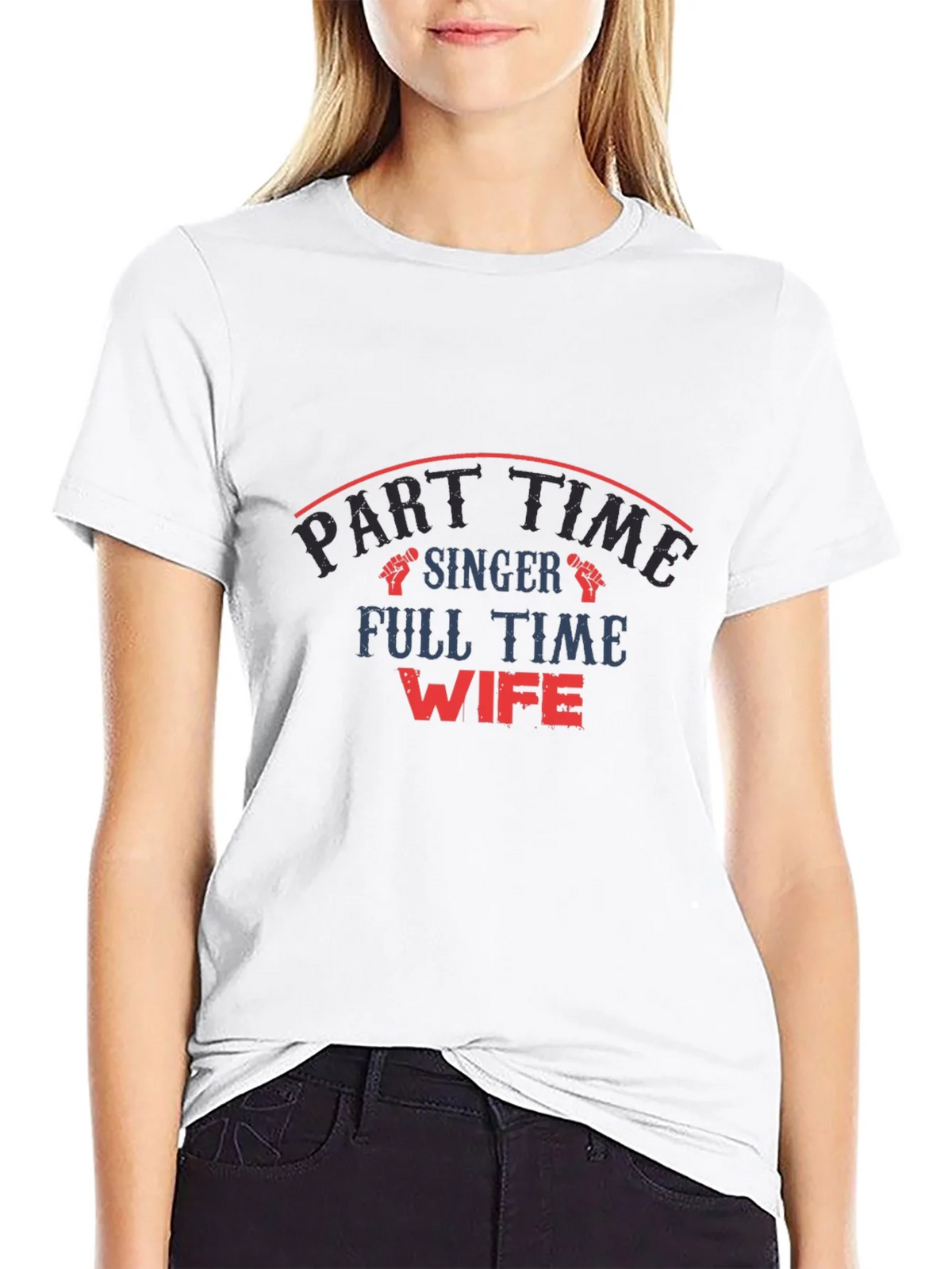Part Time Singer Full Wife Graphic T-Shirt product image 11