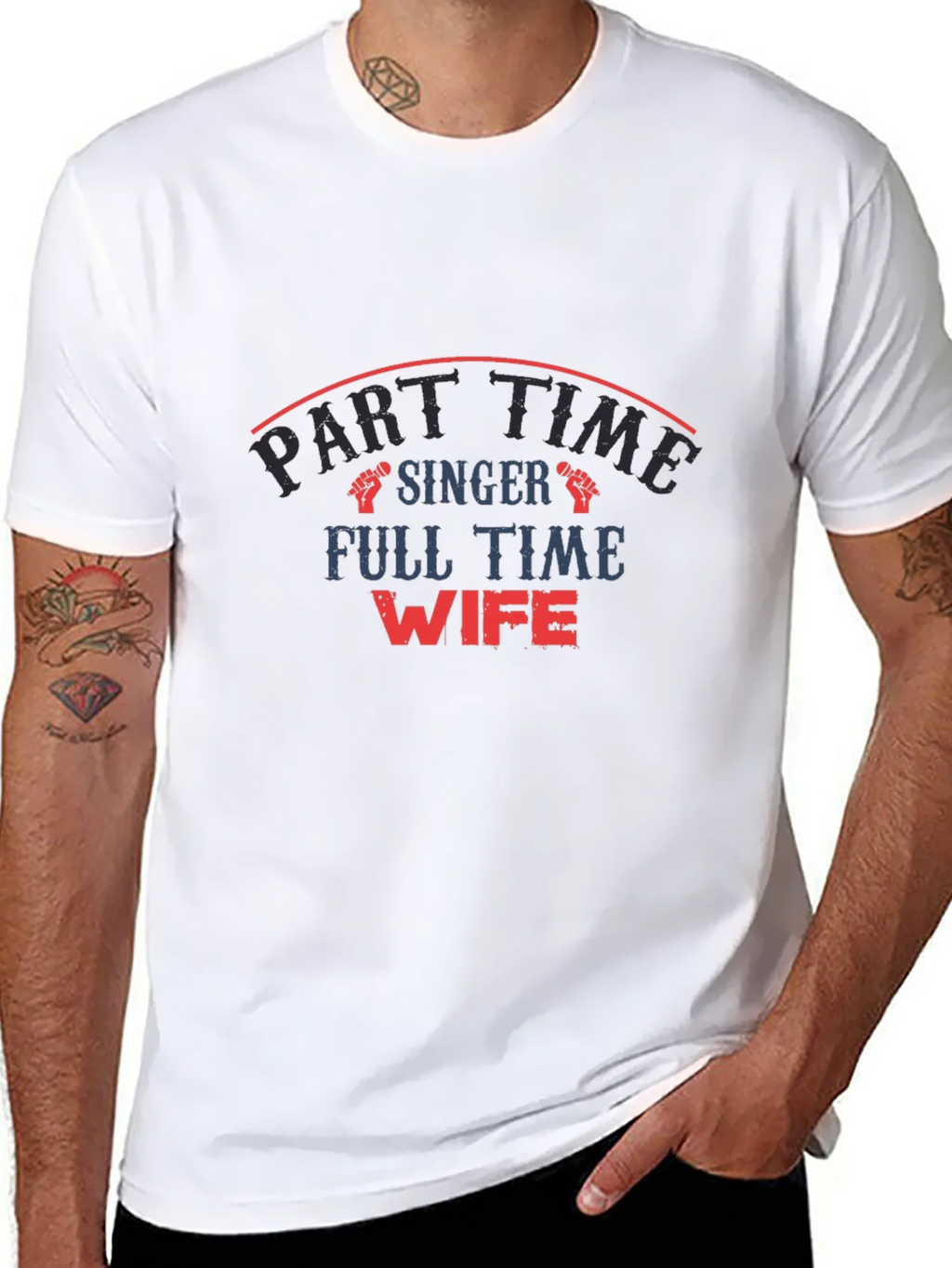 Part Time Singer Full Wife Graphic T-Shirt product image 10
