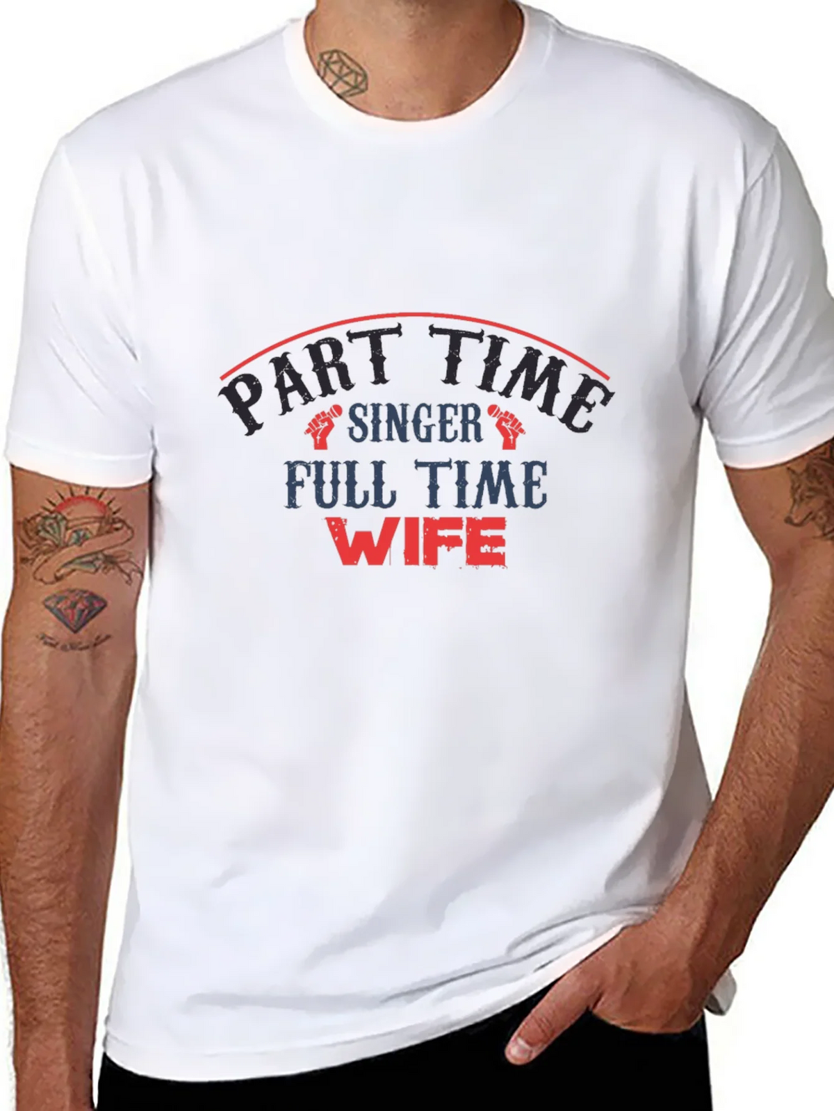Part Time Singer Full Wife Graphic T-Shirt product image 10