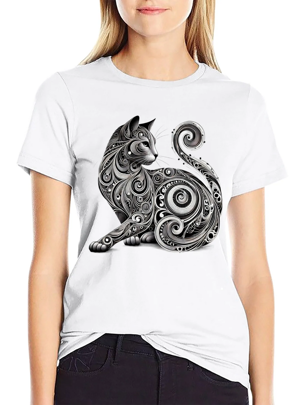 Stylish Cat Graphic Tee - Unique Design product image 11