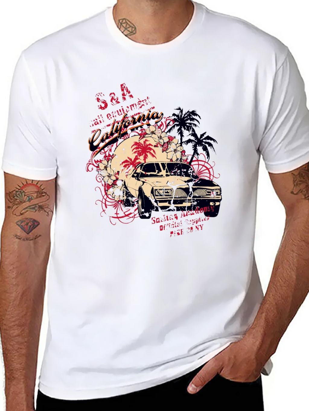 California Car Graphic Tee - Cool Retro Design product image 10