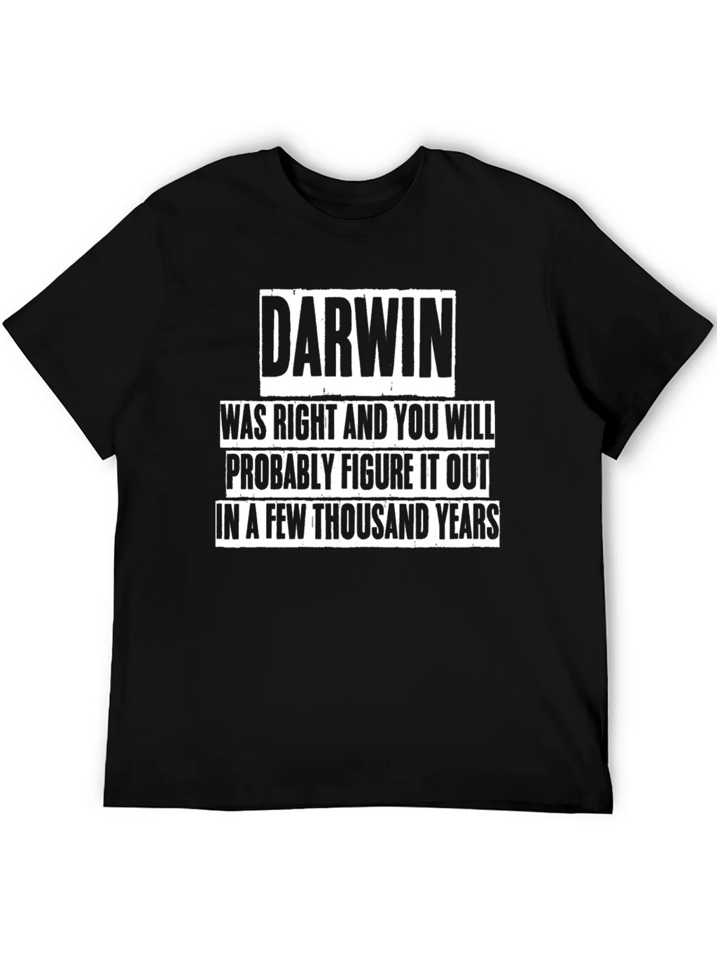 Darwin Was Right T-Shirt Funny Evolution Tee product image 8