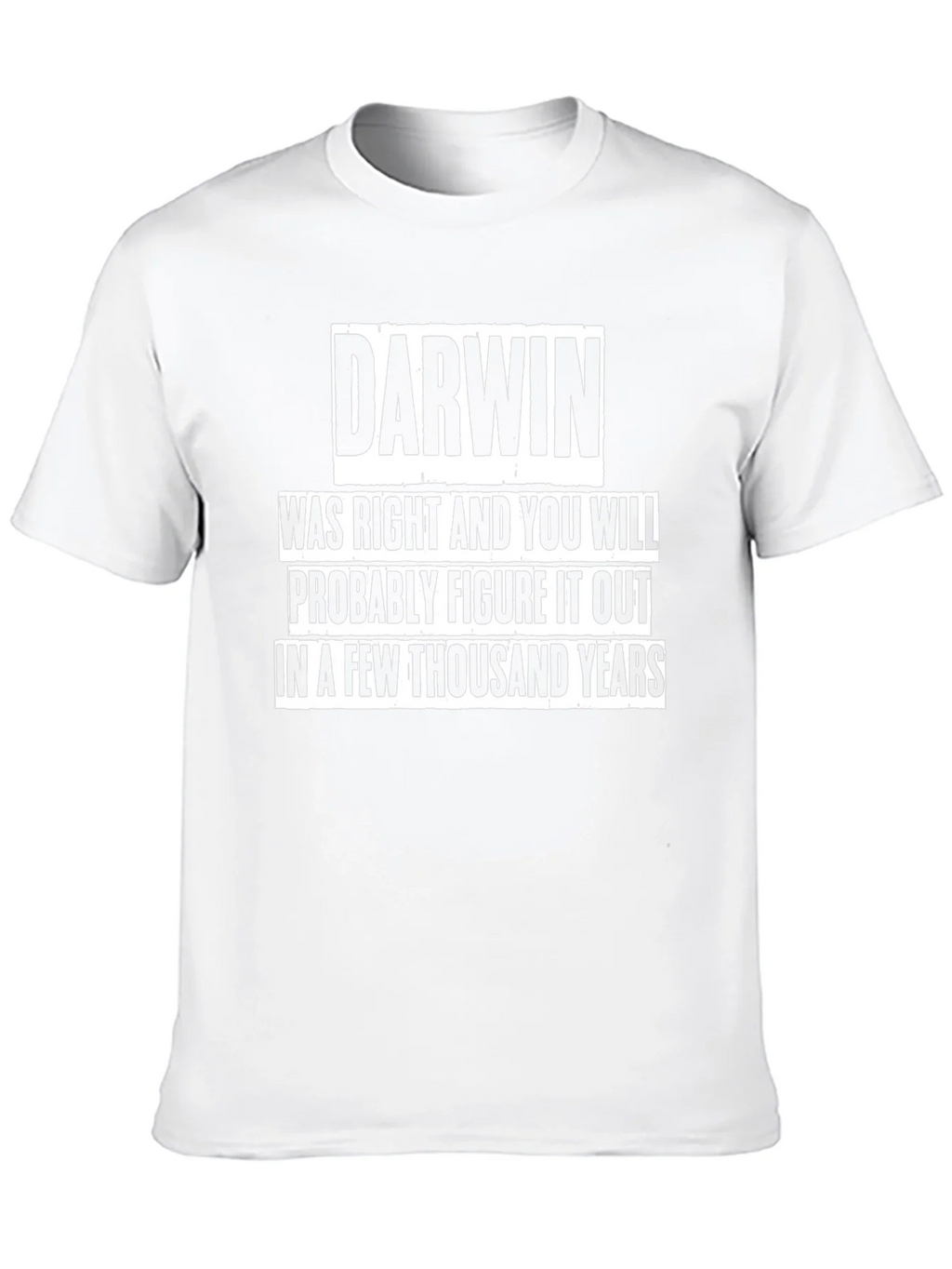 Darwin Was Right T-Shirt Funny Evolution Tee product image 12