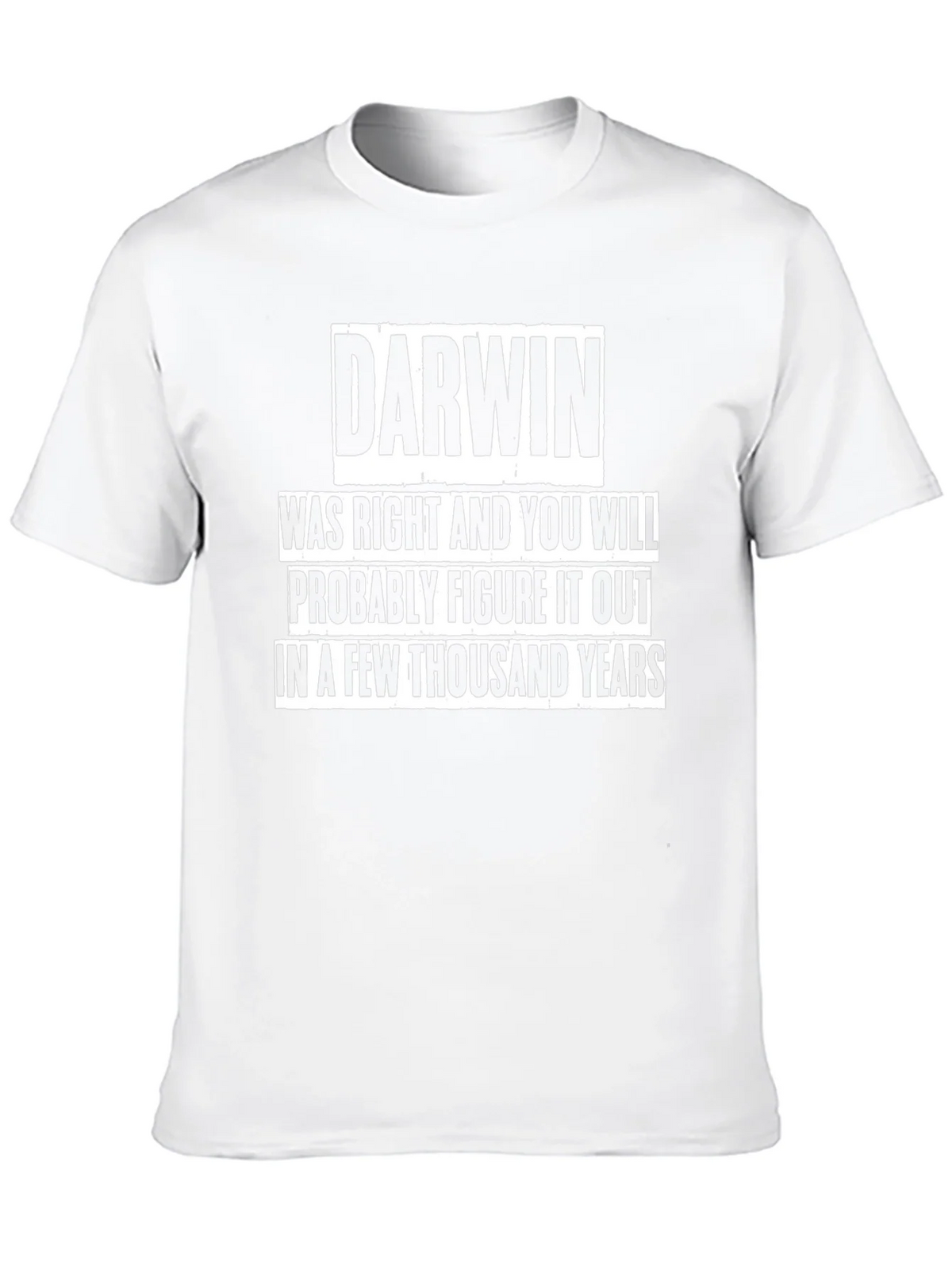Darwin Was Right T-Shirt Funny Evolution Tee product image 12