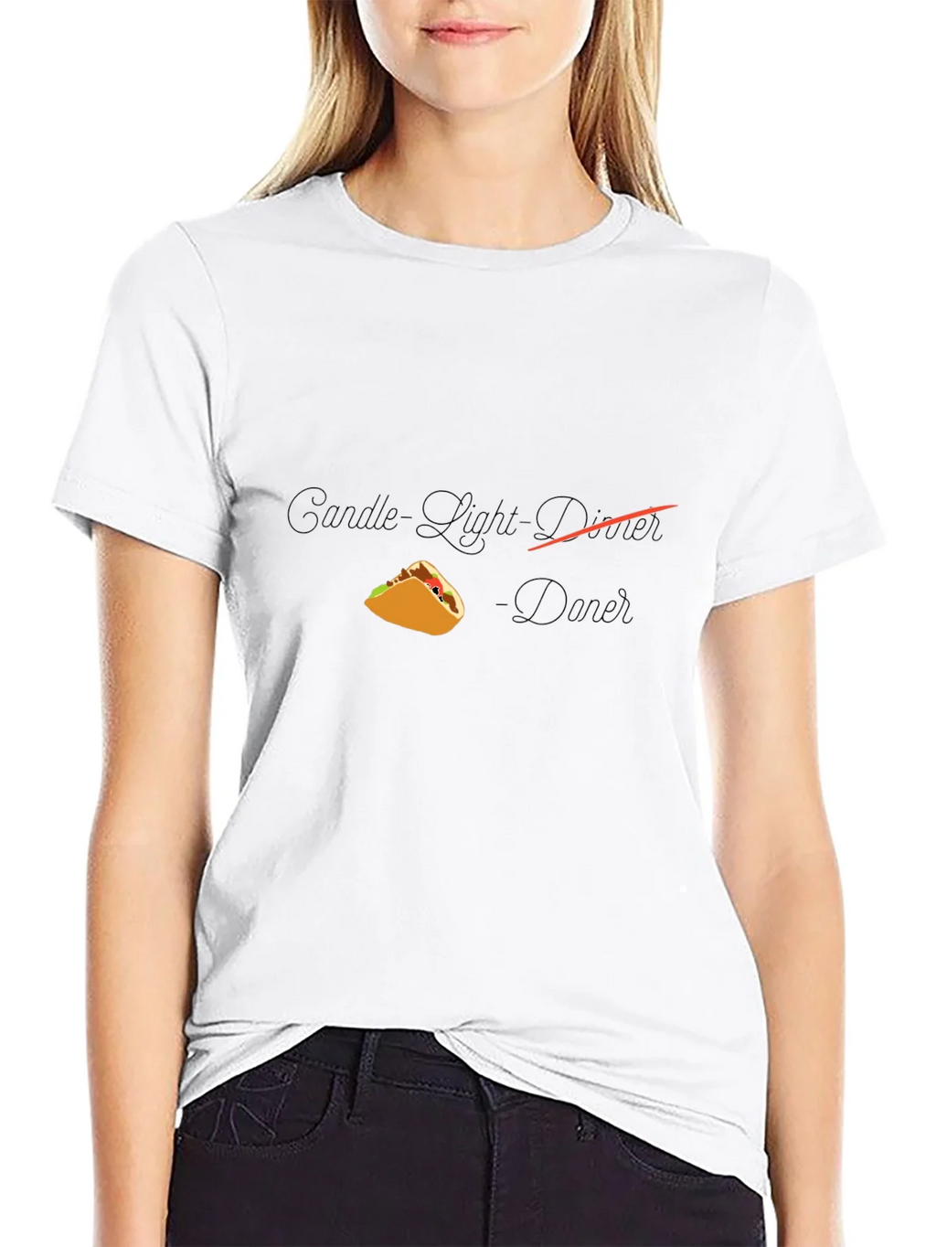 Taco Dinner T-Shirt - Candlelight Novelty Tee product image 11