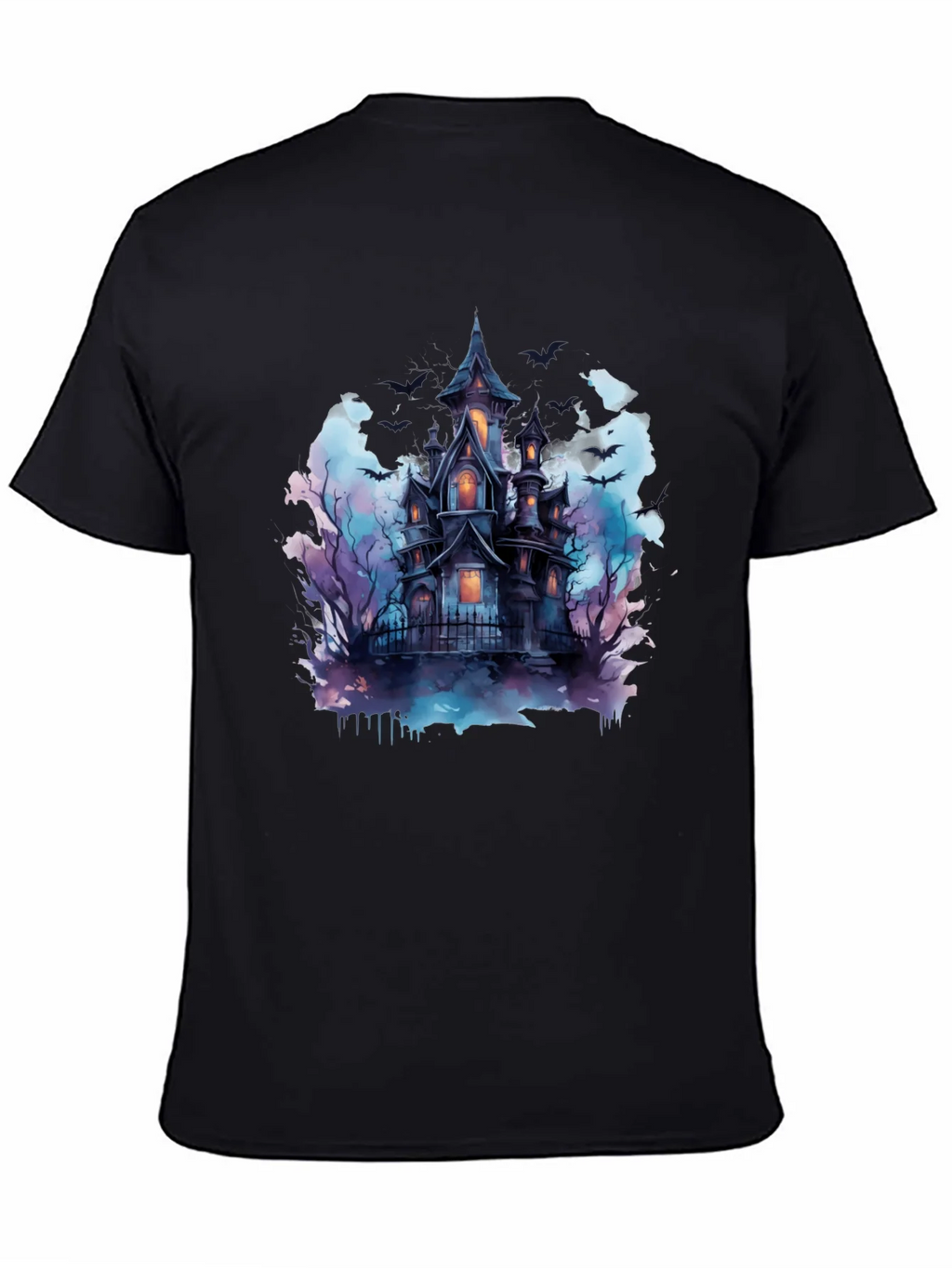 Spooky Haunted House Graphic Tee - Halloween Shirt product image 7