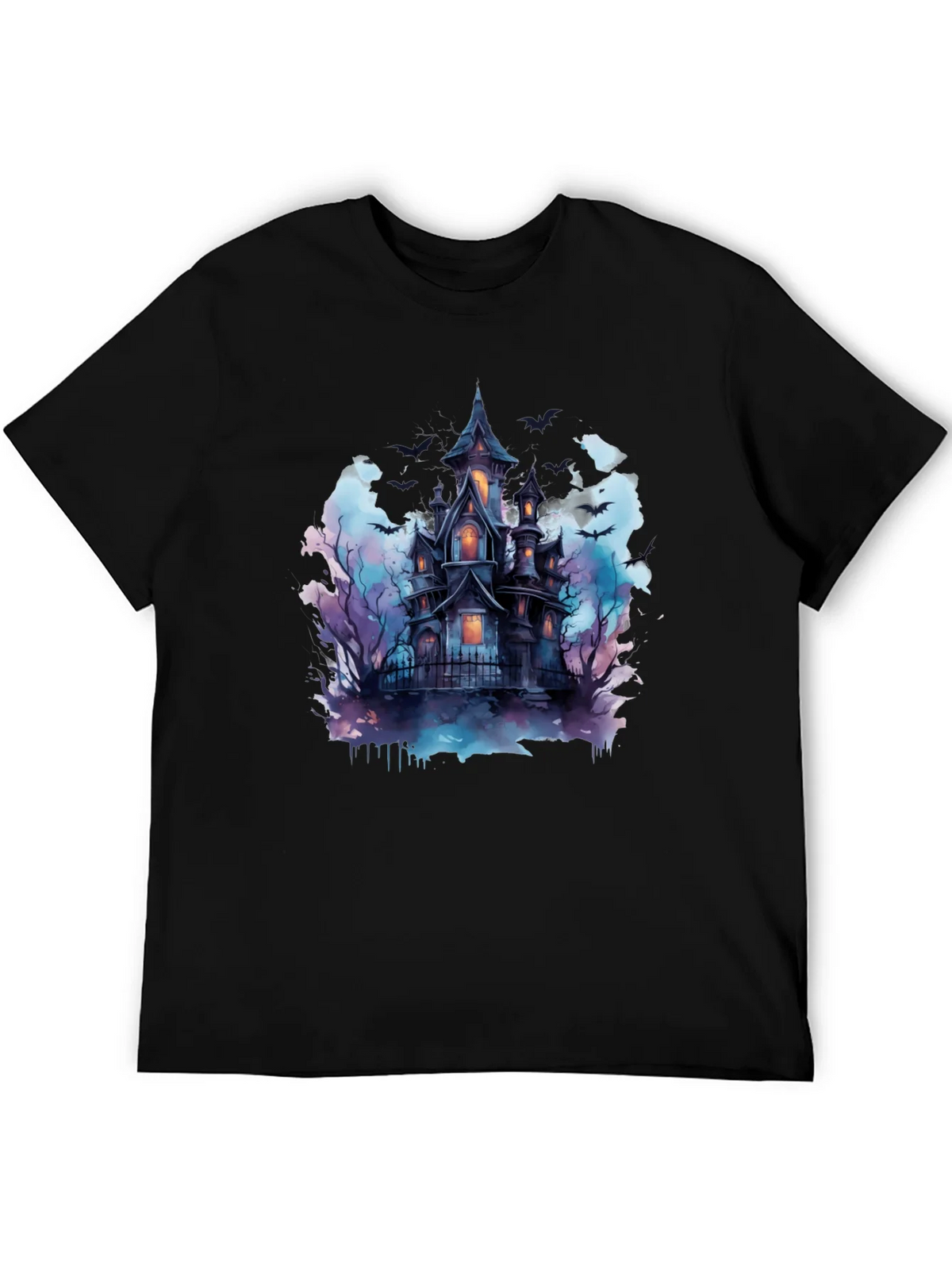 Spooky Haunted House Graphic Tee - Halloween Shirt product image 8