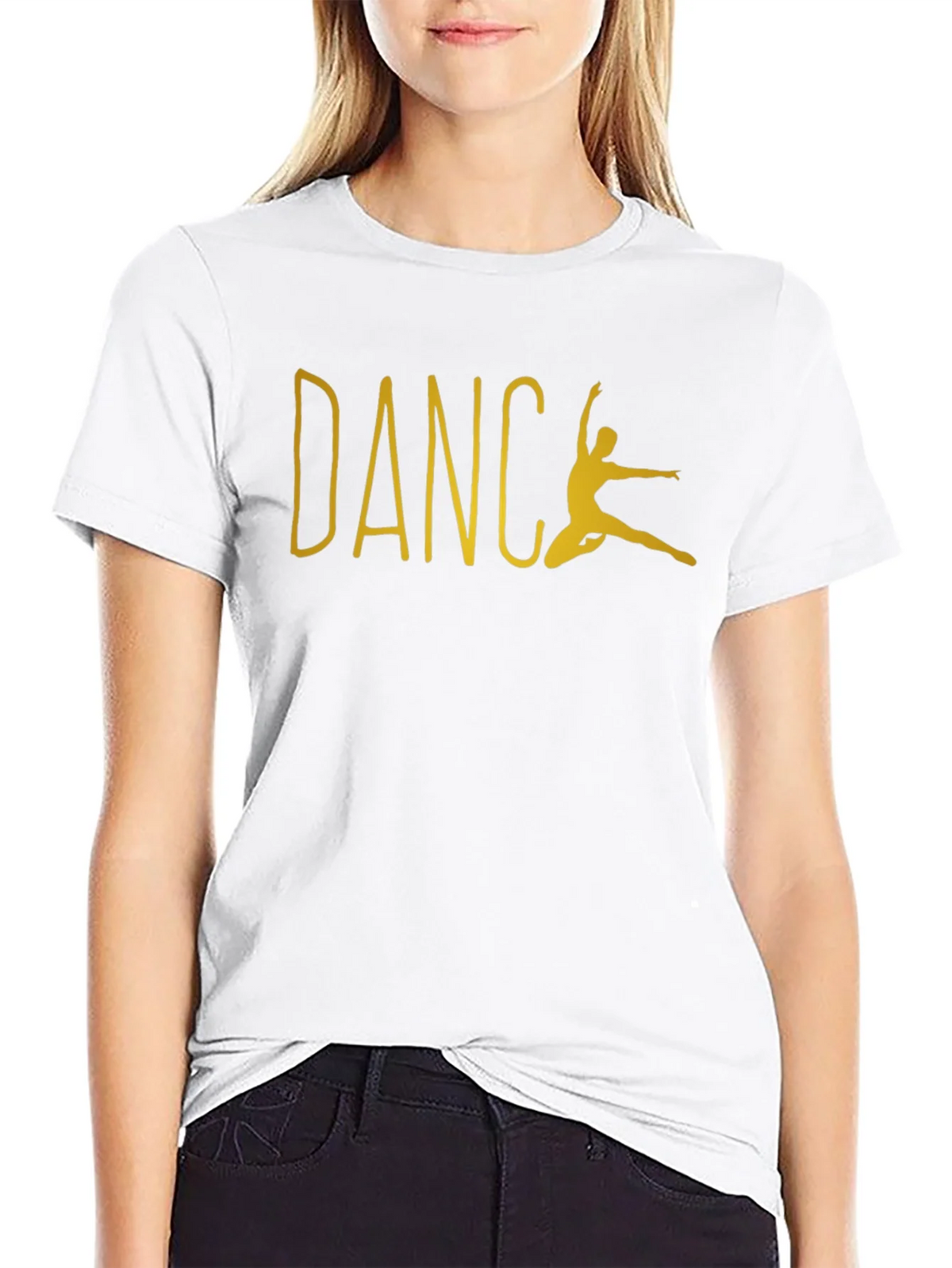 Dance Silhouette Graphic Tee - Black product image 11
