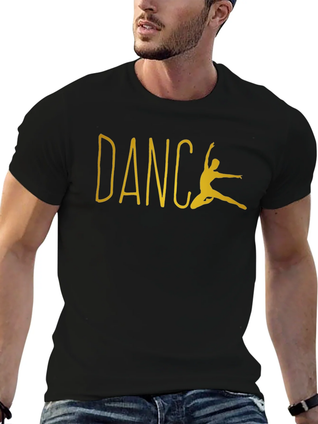Dance Silhouette Graphic Tee - Black product image 9
