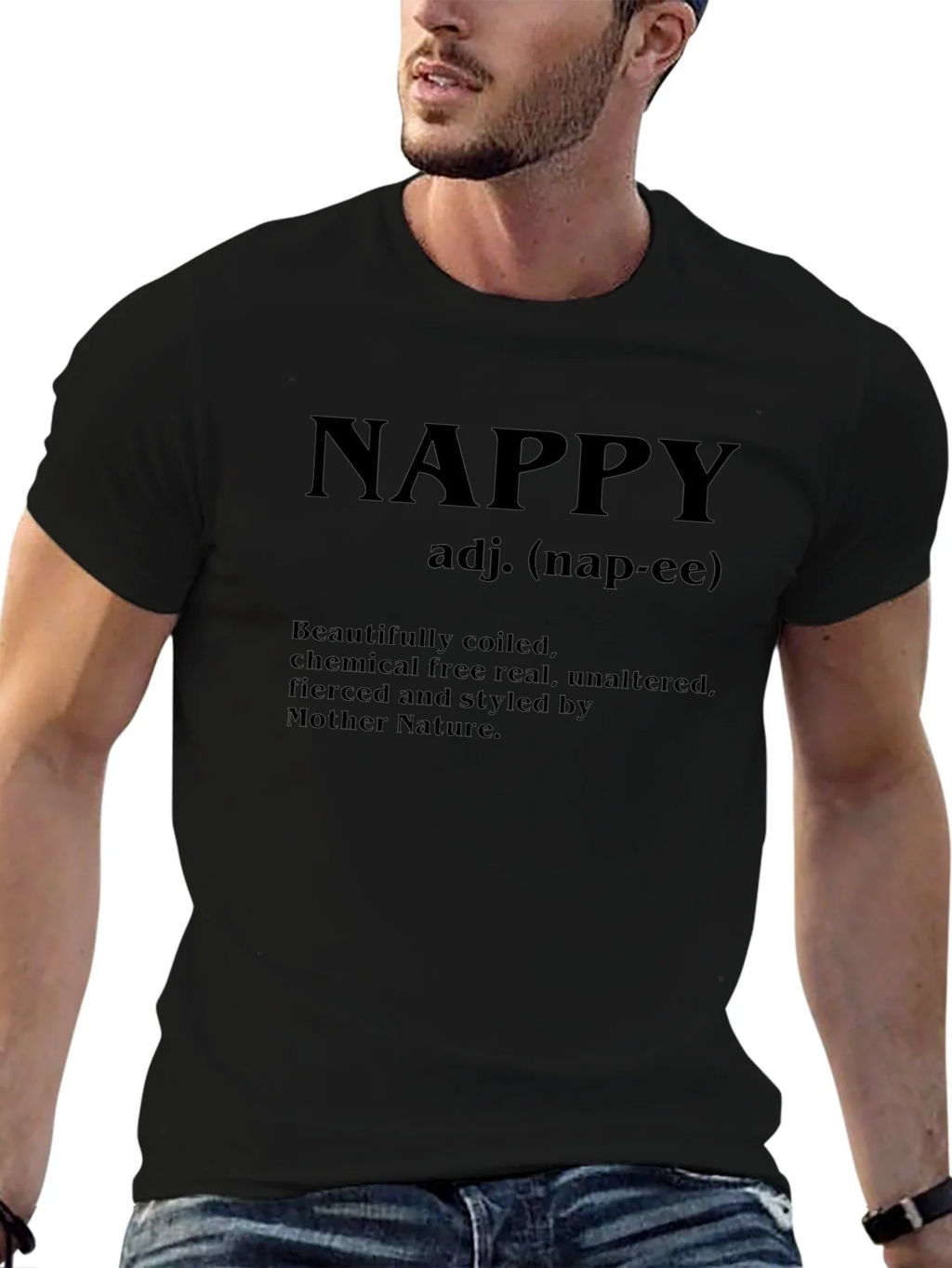 Nappy Definition Graphic T-Shirt product image 9