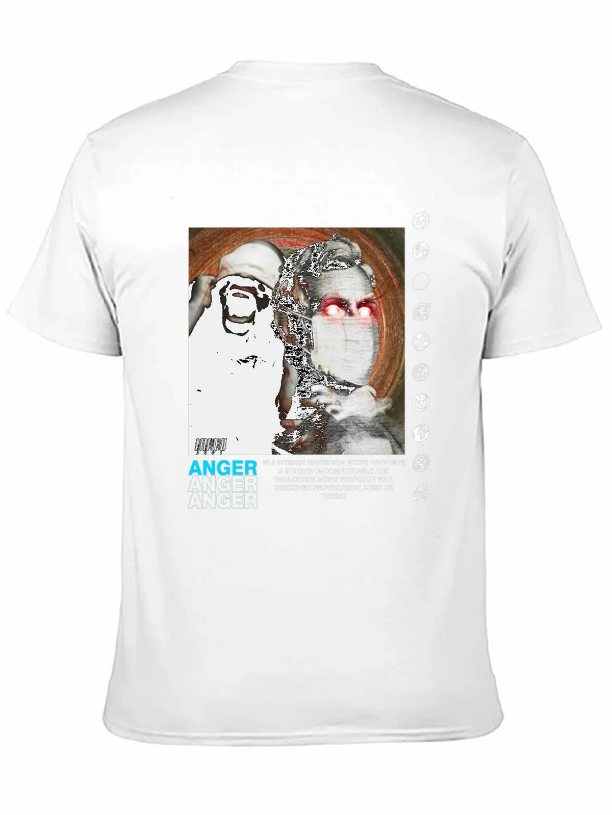 Anger Graphic Print T-Shirt - Modern Streetwear product image 2