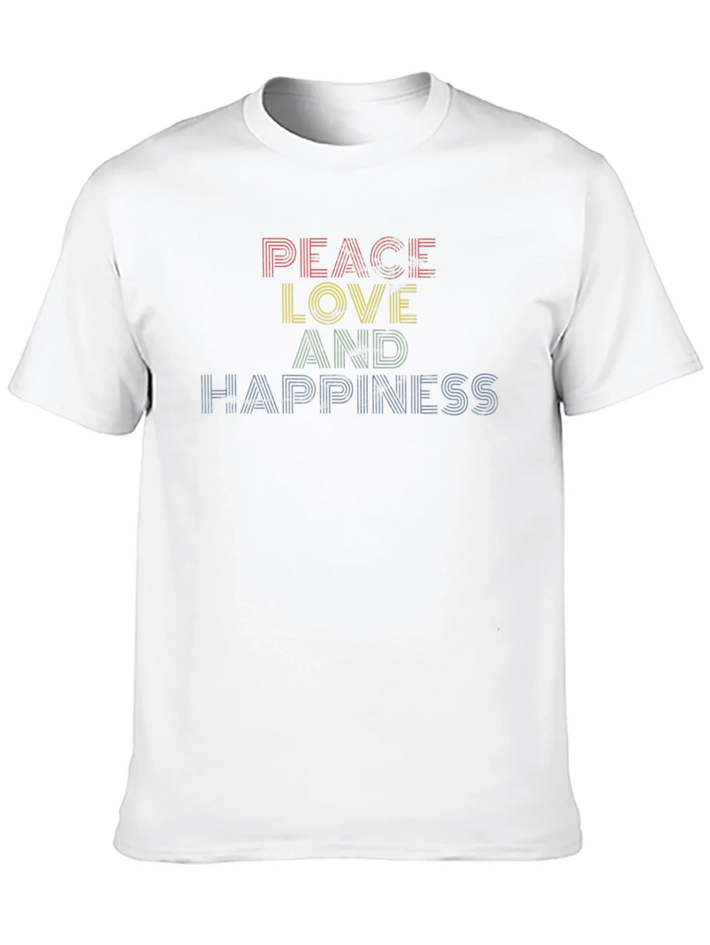 Peace Love Happiness Graphic Tee - Classic Comfort product image 12