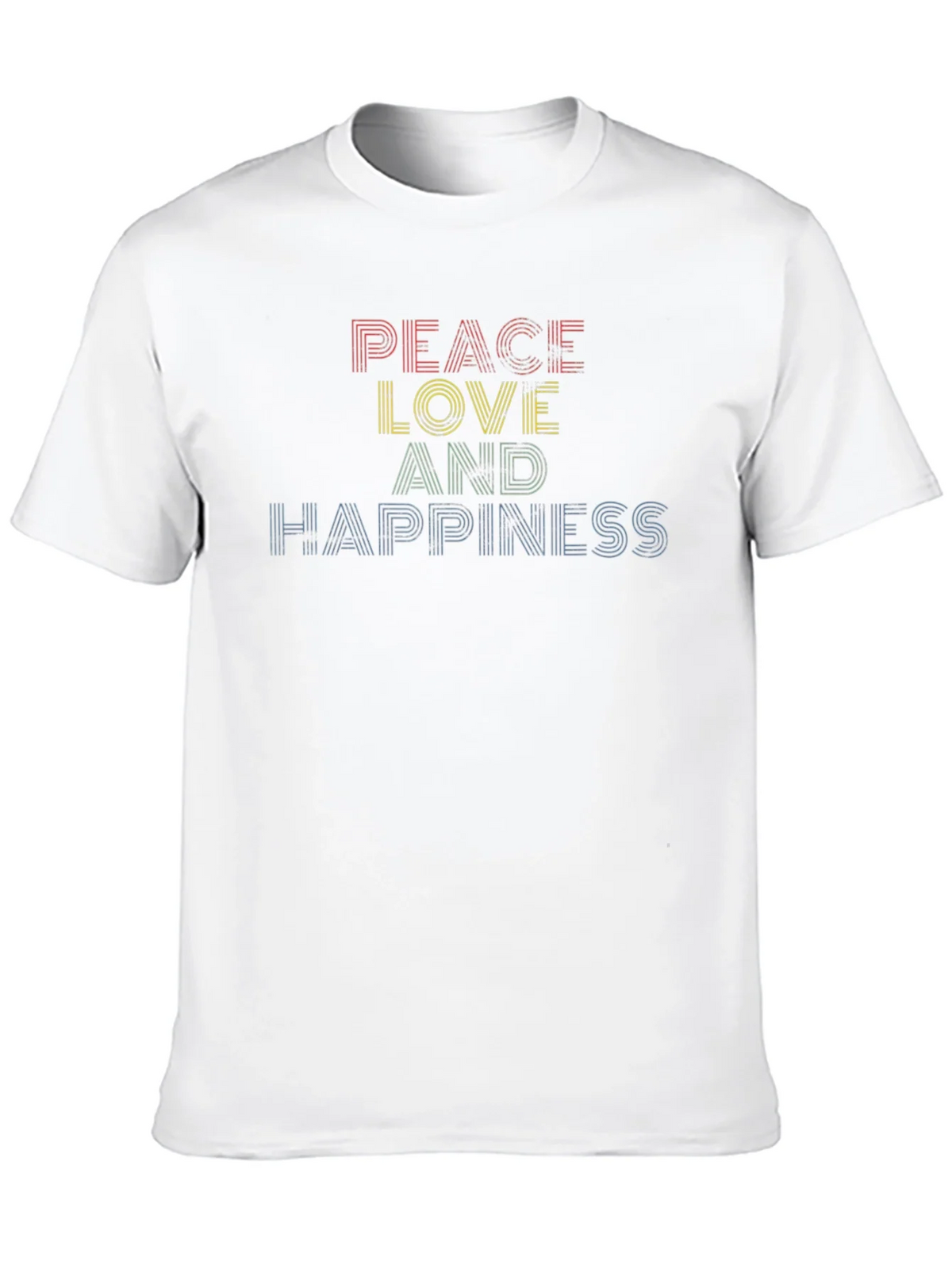 Peace Love Happiness Graphic Tee - Classic Comfort product image 12